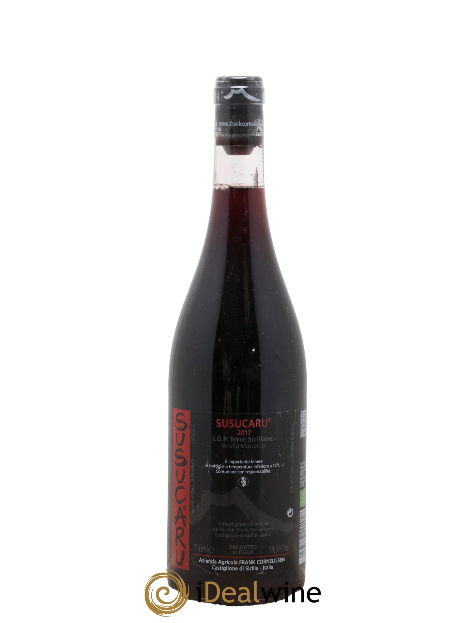 Terre Siciliane IGT Susucaru Rosso (anciennement Contadino) Frank Cornelissen 2017 - Lotto di 1 bottiglia - 0