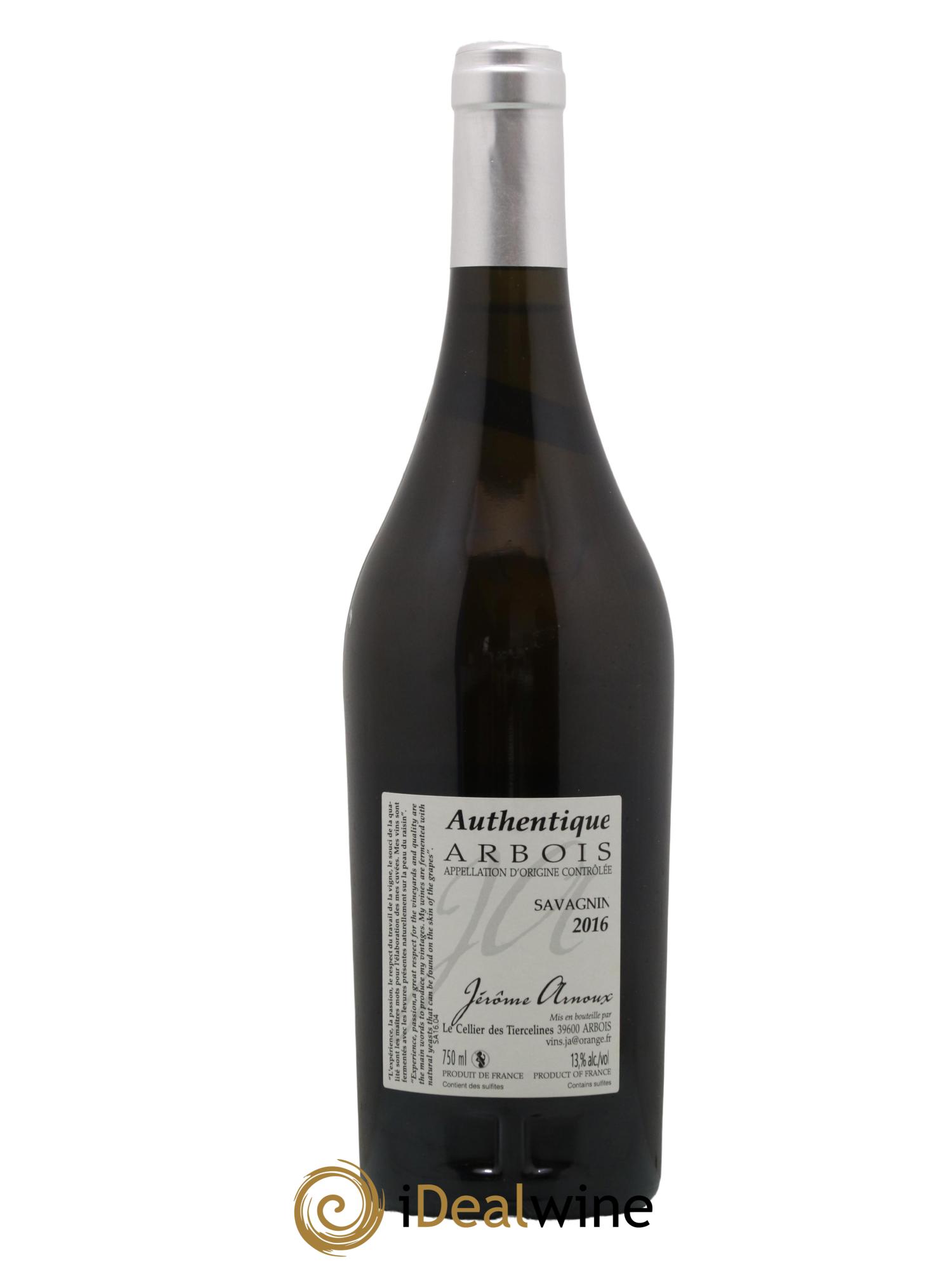 Arbois Authentique Jérôme Arnoux 2016 - Lot of 1 bottle - 1