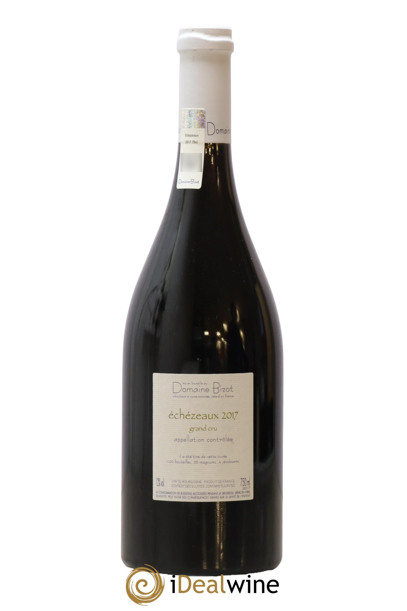 Echezeaux Grand Cru Bizot (Domaine) 2017 - Lot of 1 bottle - 1