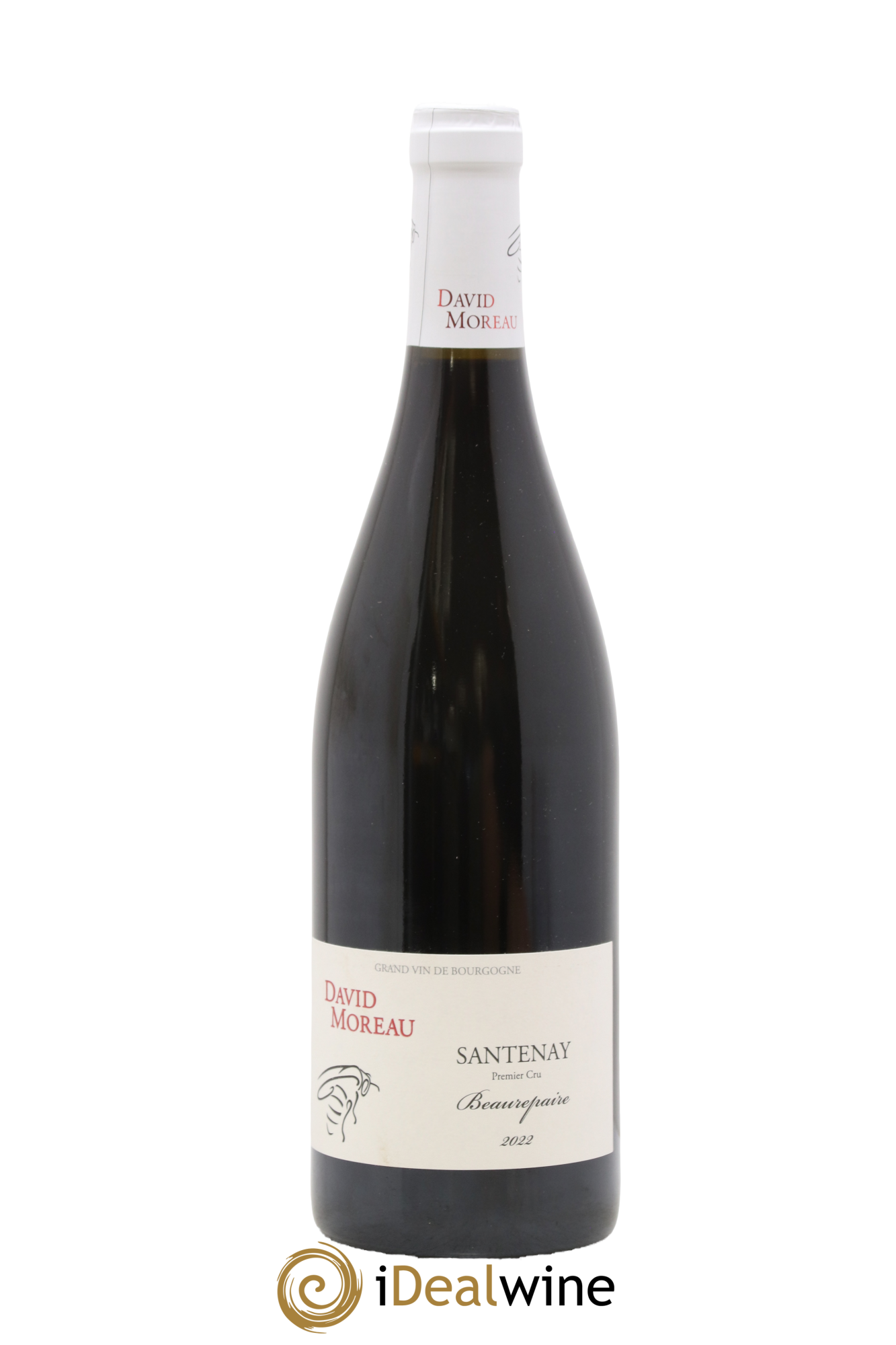 Santenay 1er Cru Le Beaurepaire David Moreau 2022 - Posten von 1 Flasche - 0