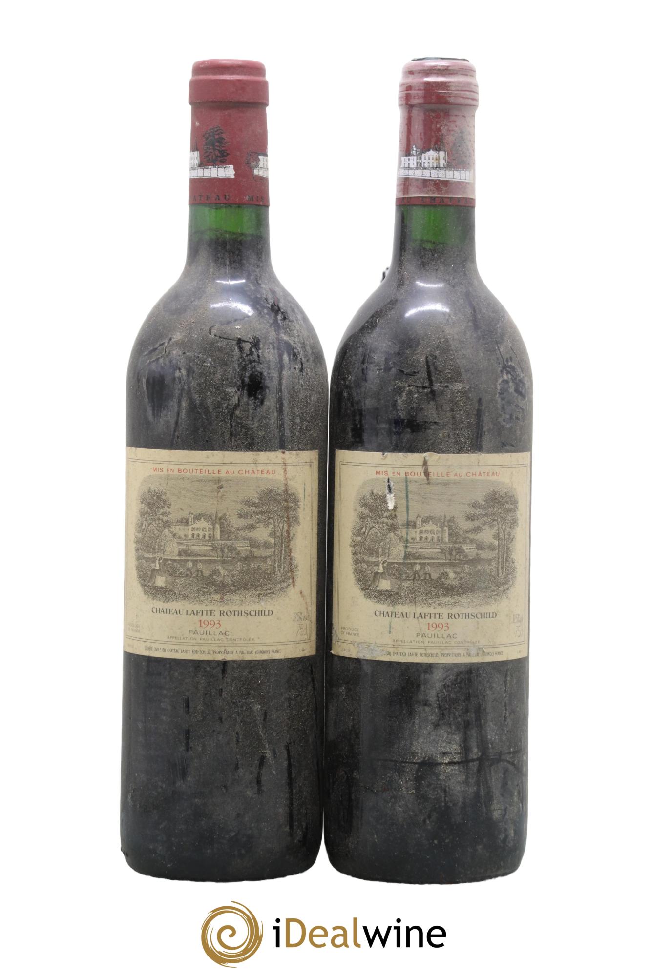 Château Lafite Rothschild 1er Grand Cru Classé 1993 - Posten von 2 Flaschen - 0