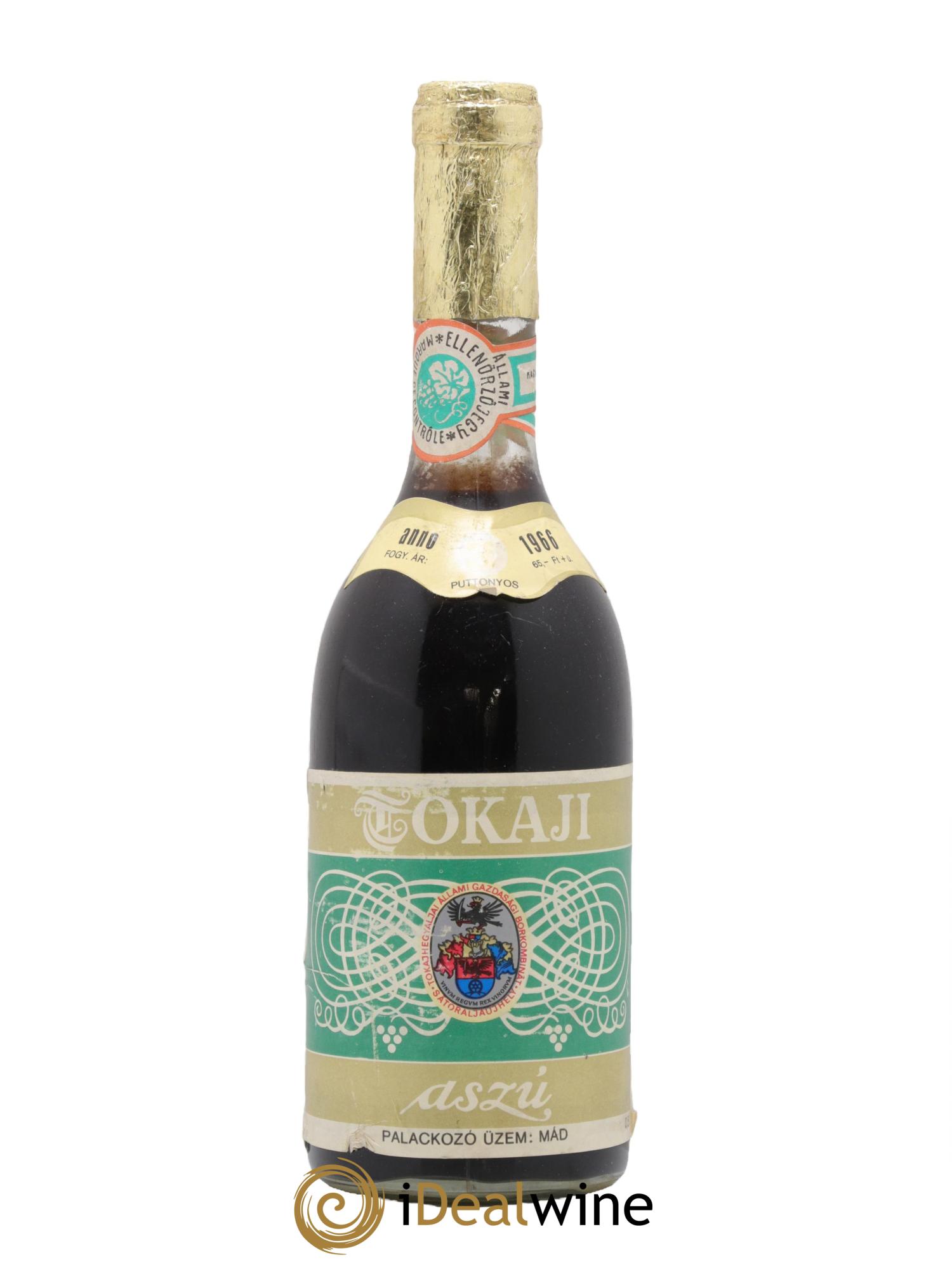 Tokaji Aszu 3 Puttonyos Aszu Palackozo 1966 - Lot de 1 format 50cl - 0