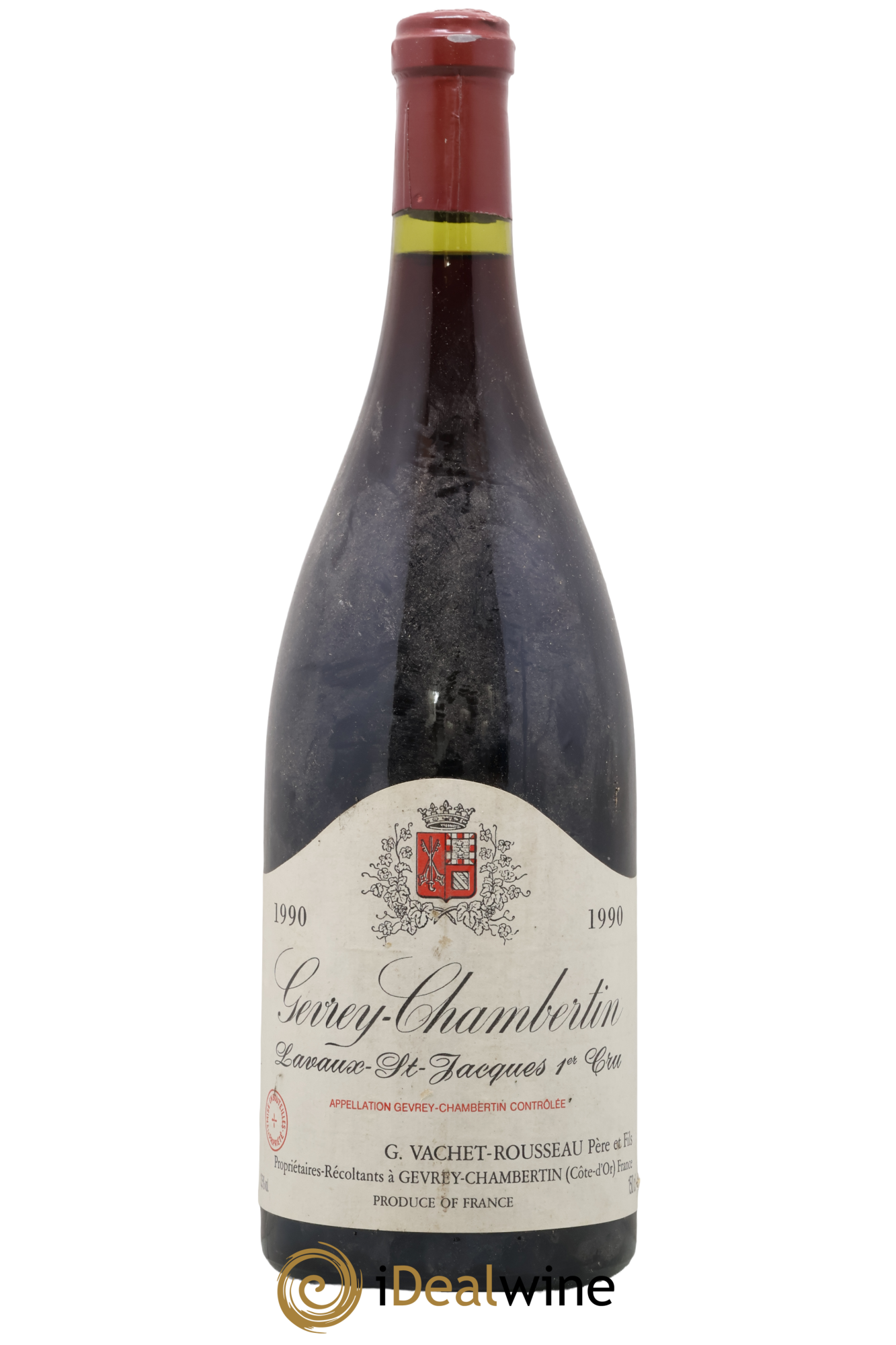 Gevrey-Chambertin 1er Cru Lavaux St Jacques Vachet Rousseau 1990 - Lote de 1 Magnum - 0