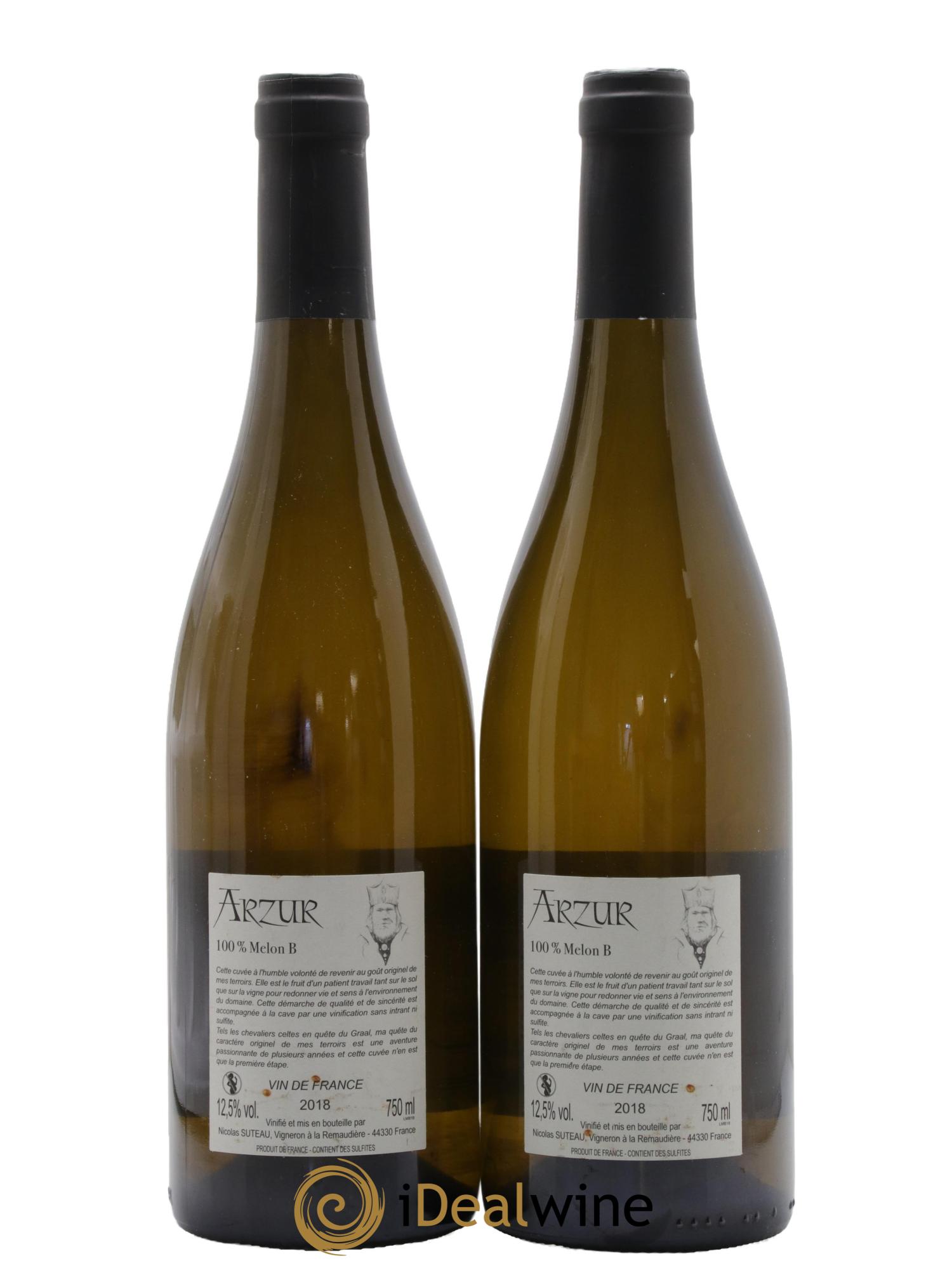 Vin de France Arzur Domaine Nicolas Suteau 2018 - Lotto di 2 bottiglie - 1