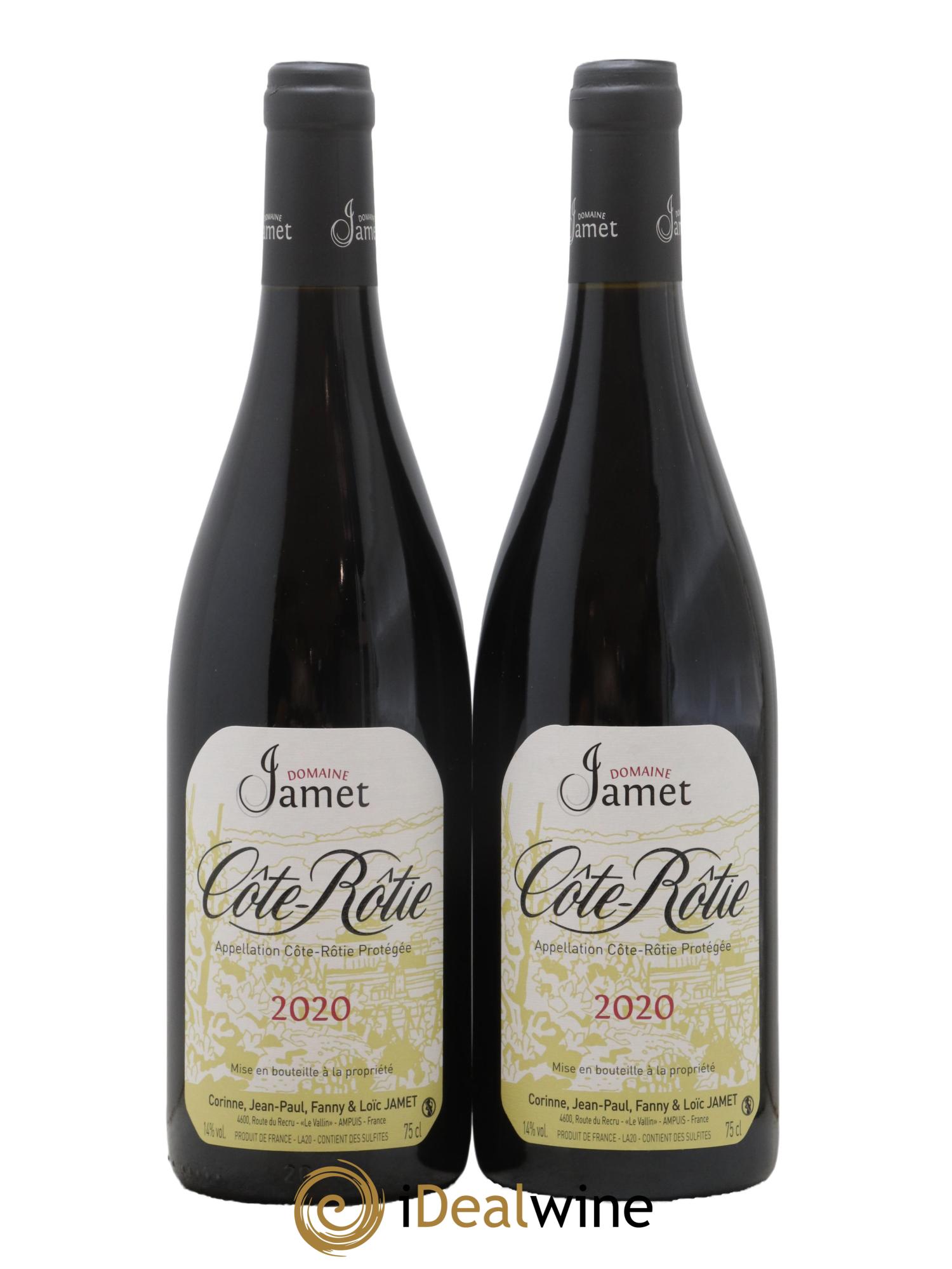 Côte-Rôtie Jamet (Domaine) 2020 - Lot de 2 bouteilles - 0