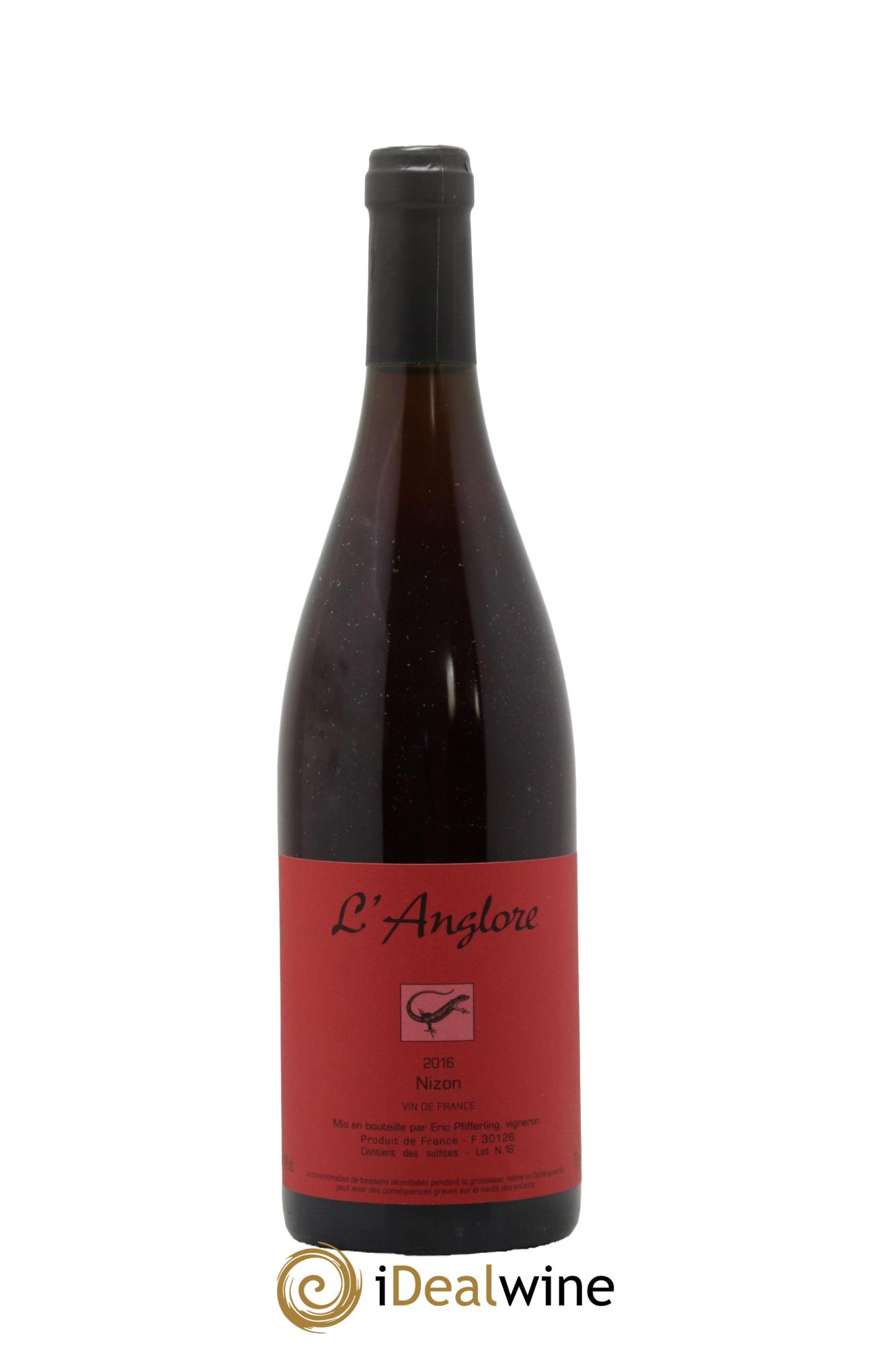 Vin de France Nizon L'Anglore 2016 - Lotto di 1 bottiglia - 0