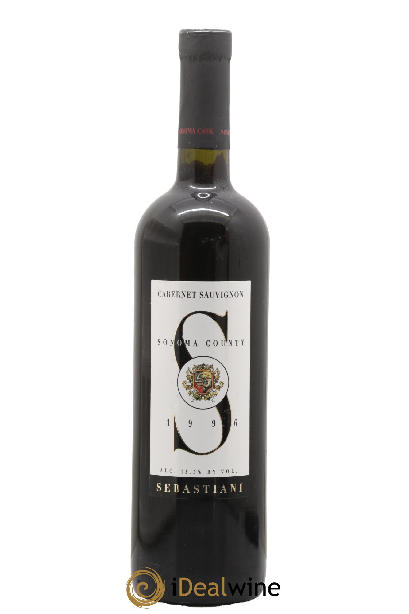 USA Sonoma County Cabernet Sauvignon Sebastiani 1996 - Posten von 1 Flasche - 0