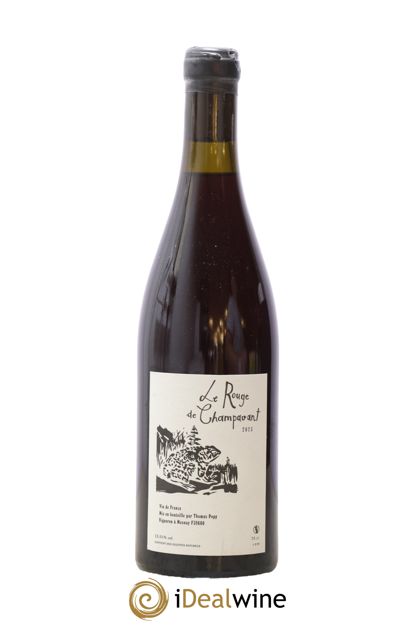 Vin de France Le Rouge de Champavant Thomas Popy 2023 - Posten von 1 Flasche - 0