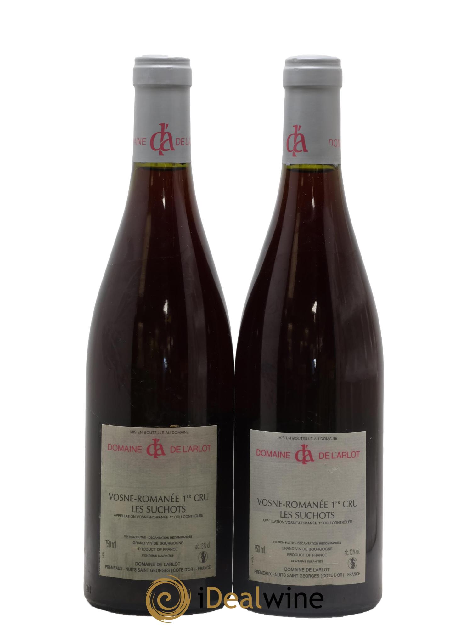 Vosne-Romanée 1er Cru Les Suchots Domaine de l'Arlot 2007 - Lotto di 2 bottiglie - 1