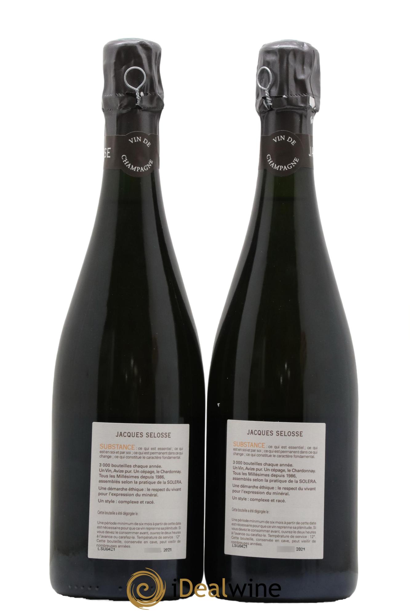 Substance Jacques Selosse - Lot de 2 bouteilles - 1