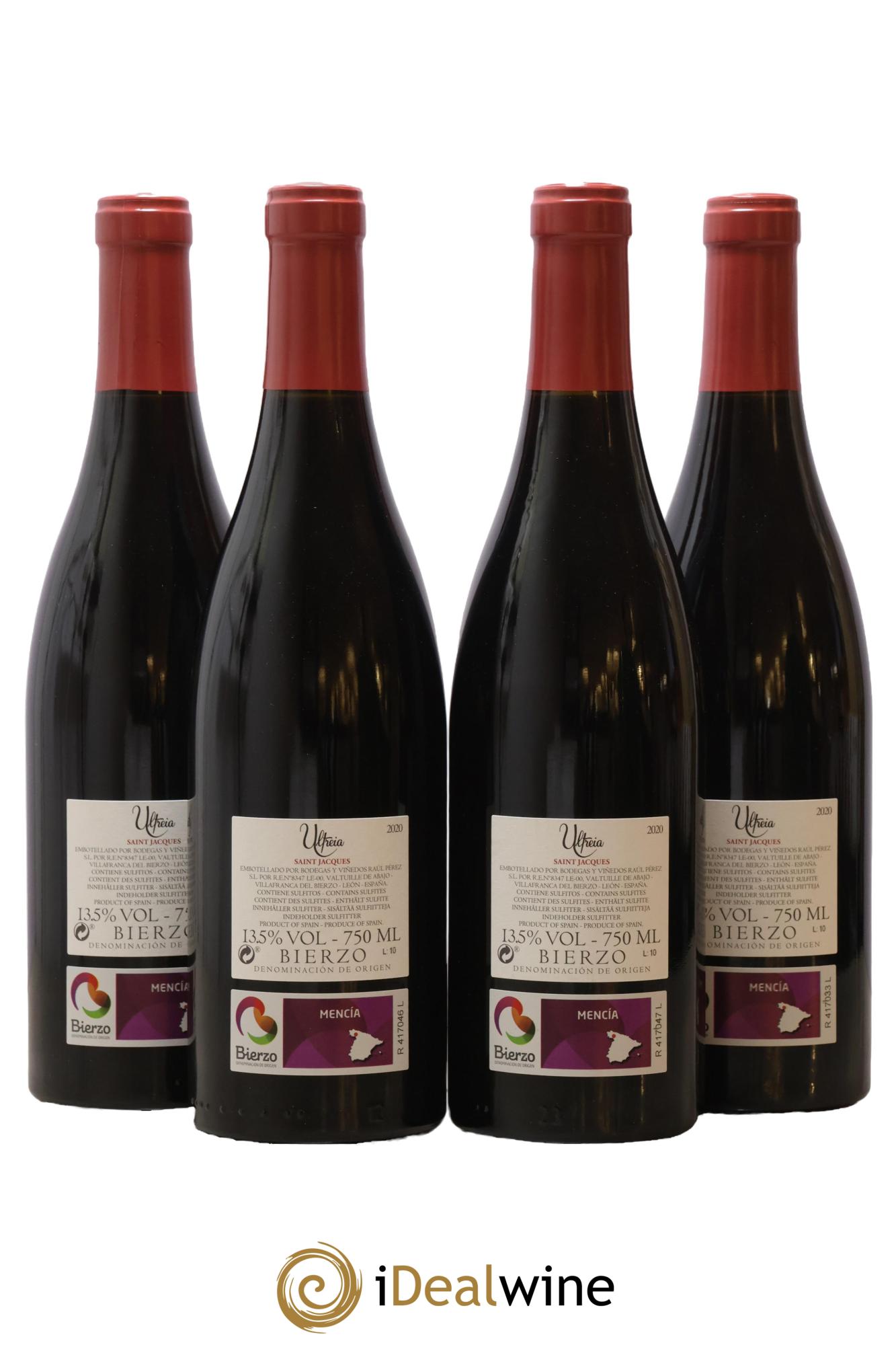 Bierzo DO Ultreia Saint Jacques R.Perez 2020 - Posten von 4 Flaschen - 1