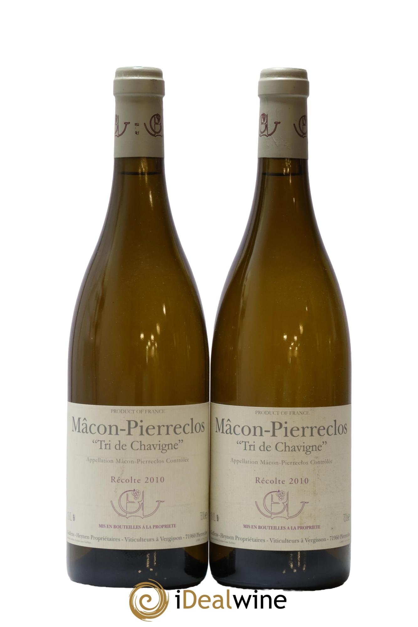 Mâcon-Pierreclos Tri de Chavigne Guffens-Heynen 2010 - Lot de 2 bouteilles - 0