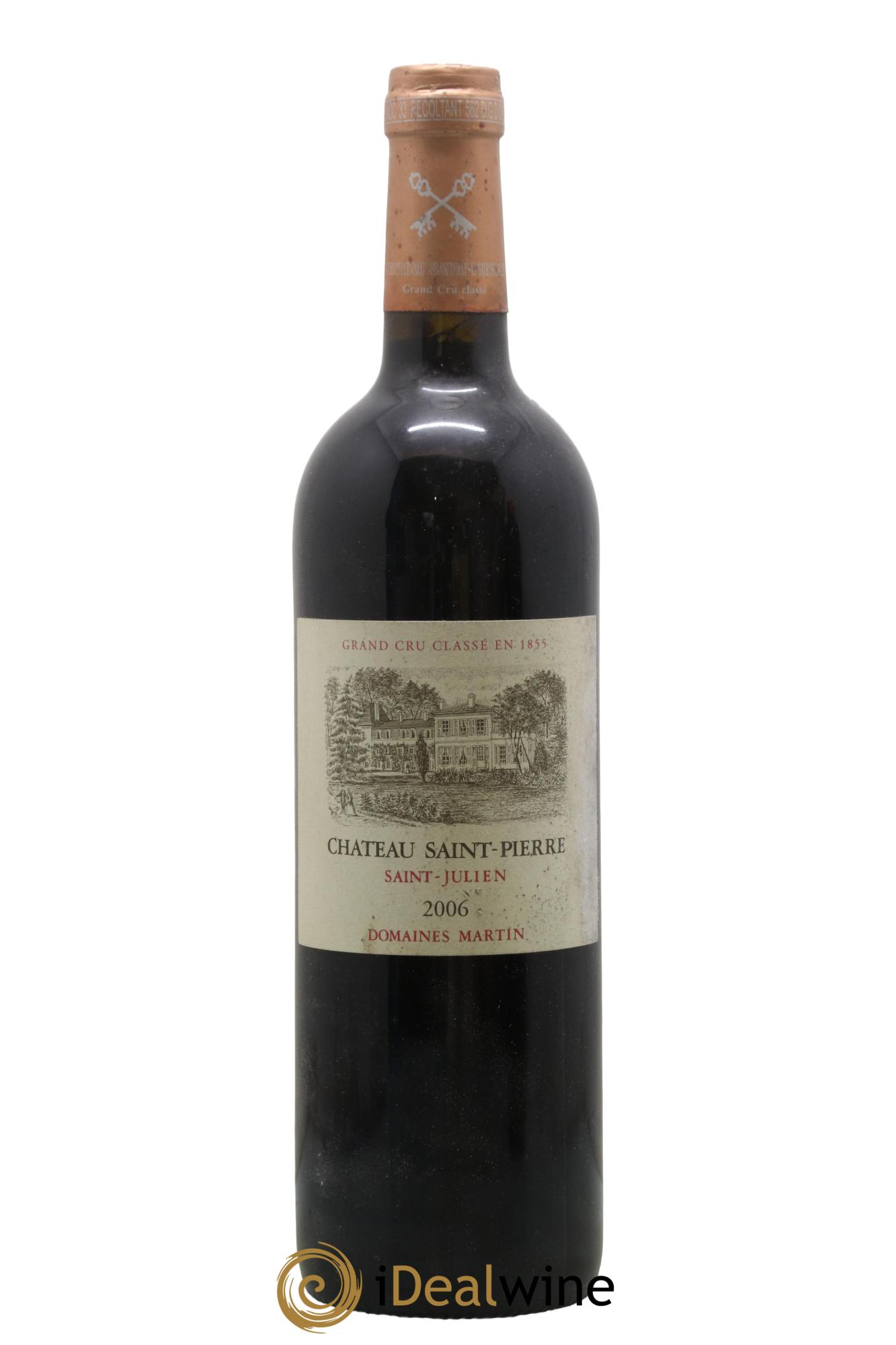 Château Saint-Pierre 4ème Grand Cru Classé 2006 - Lotto di 1 bottiglia - 0