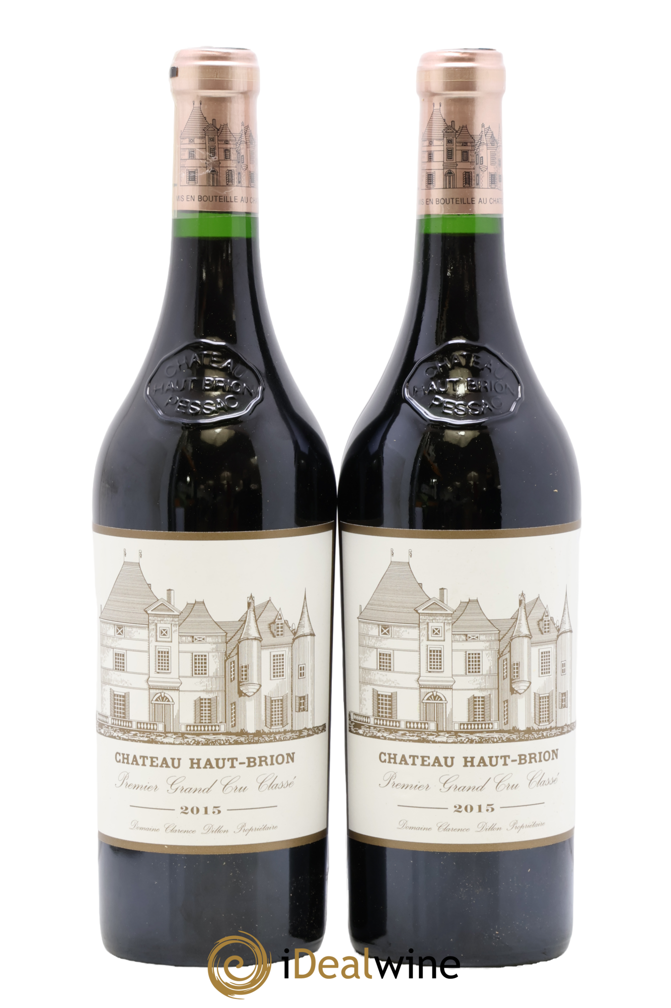 Château Haut Brion 1er Grand Cru Classé 2015 - Lot de 2 bouteilles - 0