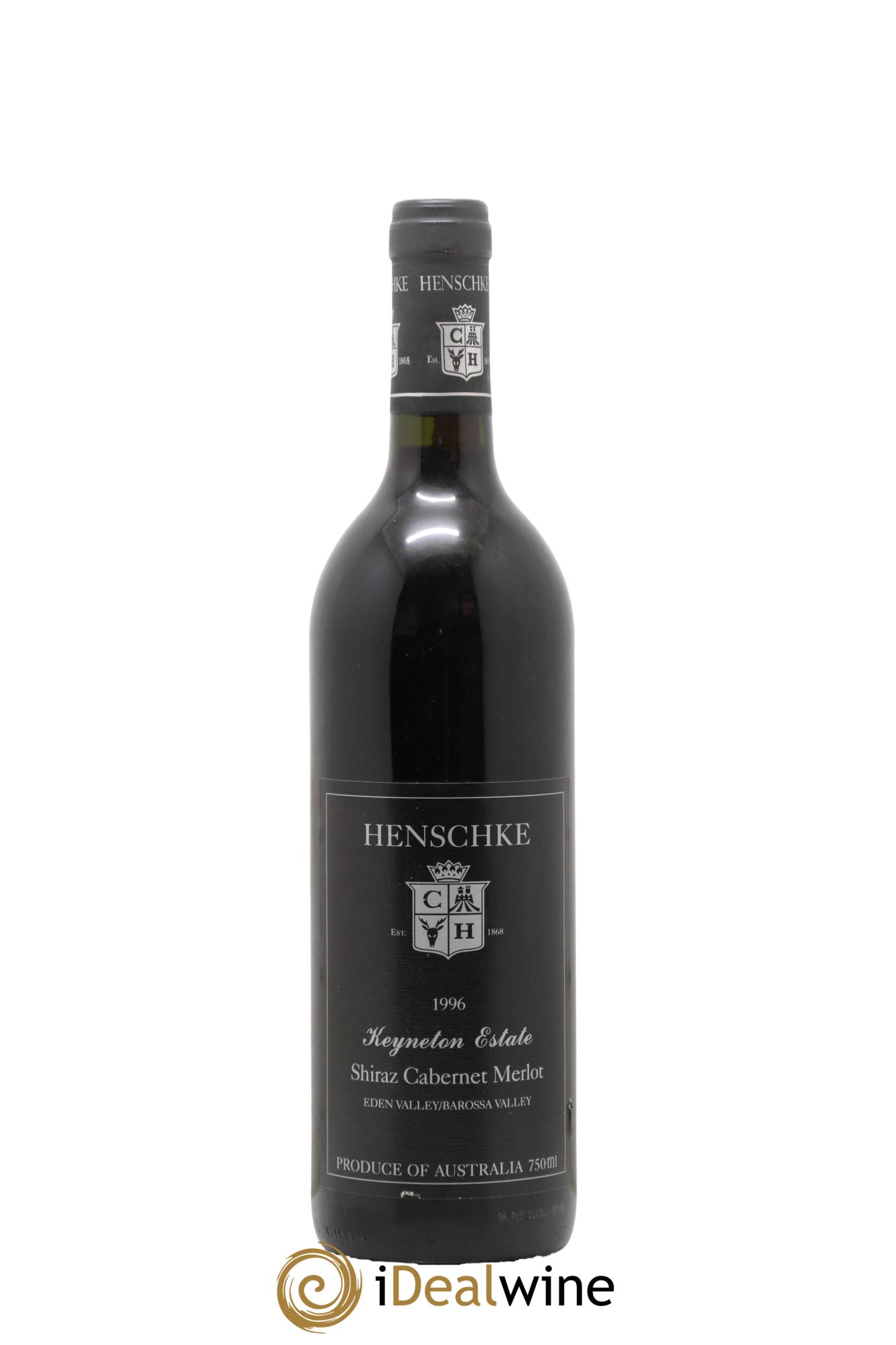 Australie Eden Valley/Barossa Valley Keyneton Estate Shiraz Cabernet Merlot Henschke 1996 - Posten von 1 Flasche - 0