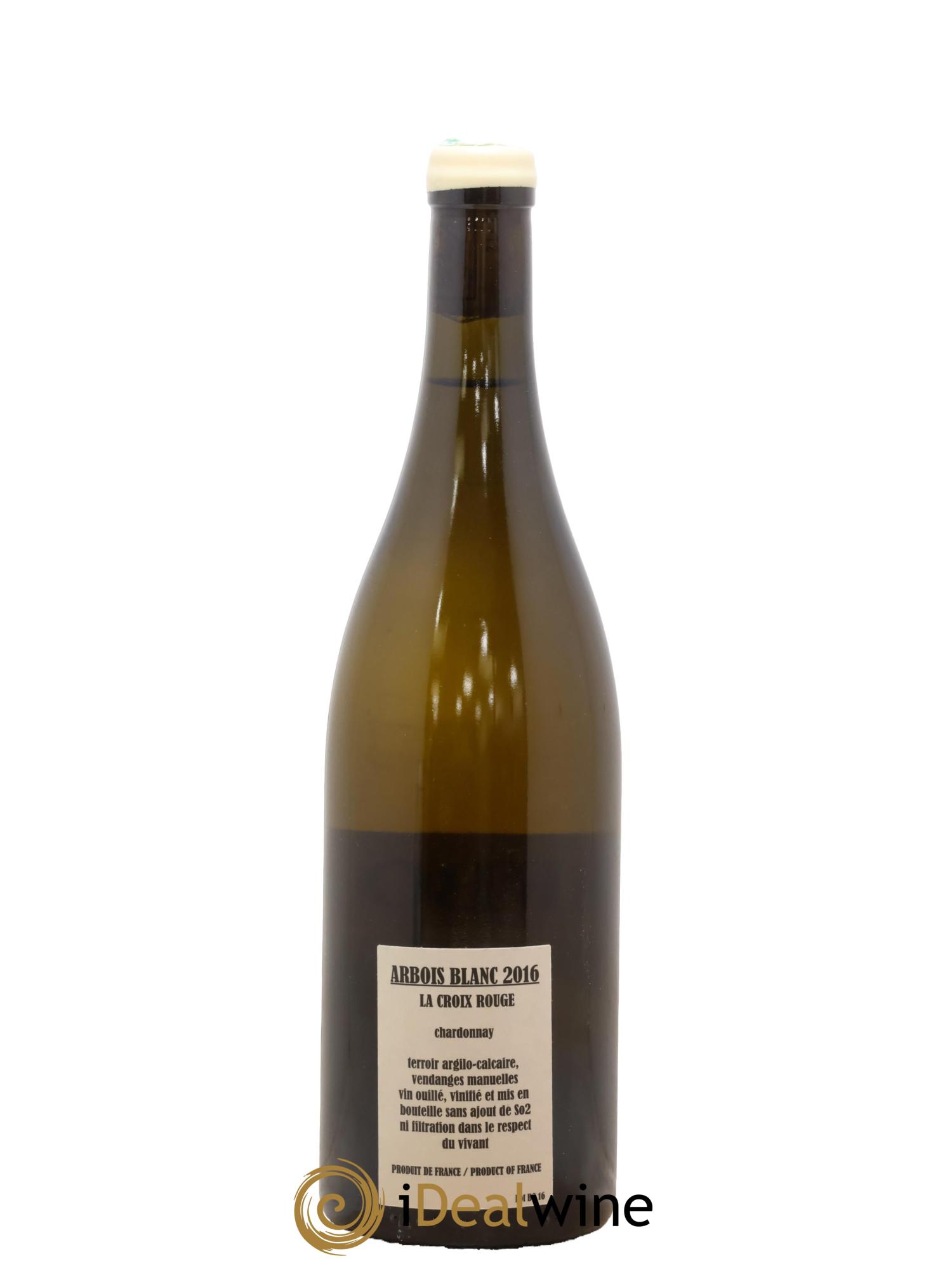Arbois Chardonnay La Croix Rouge Adeline Houillon & Renaud Bruyère 2016 - Lot de 1 bouteille - 1
