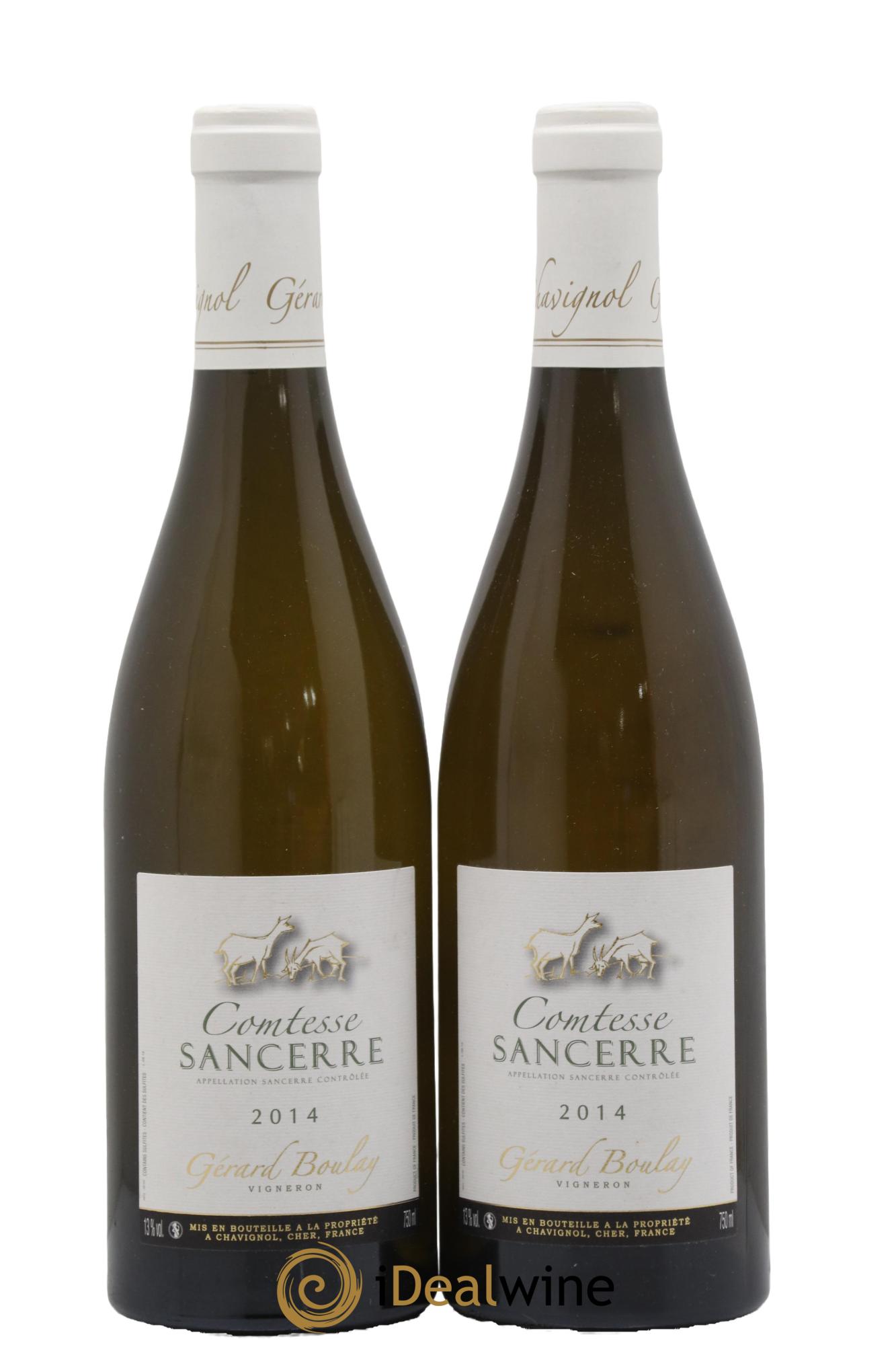 Sancerre Comtesse Gérard Boulay 2014 - Lot of 2 bottles - 0