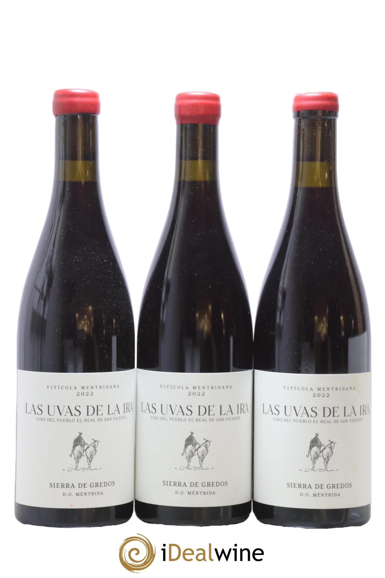 Méntrida DO Viticola Mentridana (anciennement Daniel Jimenez-Landi) Las Uvas de la Ira 2022 - Lot of 3 bottles - 0
