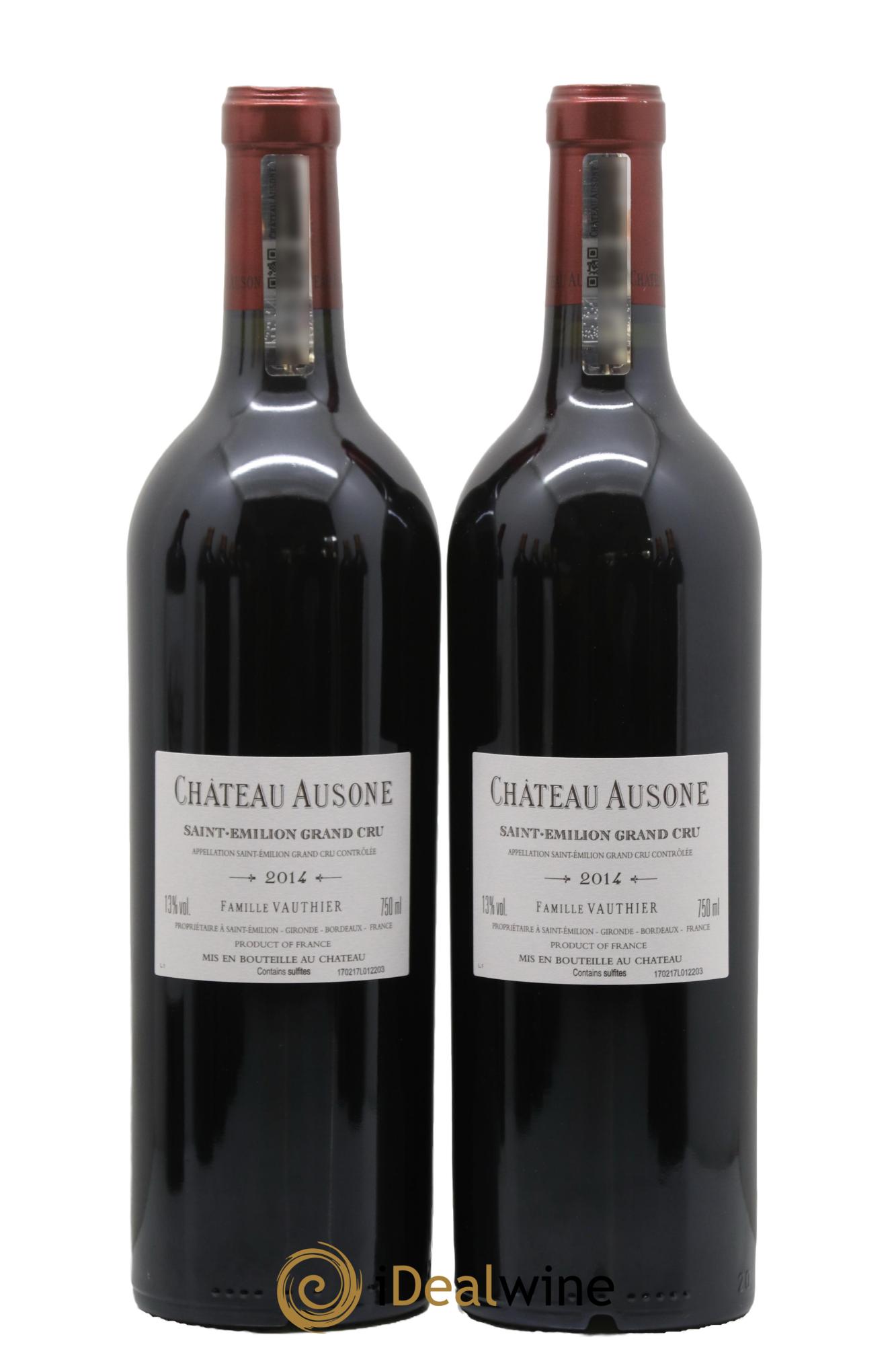 Château Ausone 1er Grand Cru Classé A 2014 - Lotto di 2 bottiglie - 1