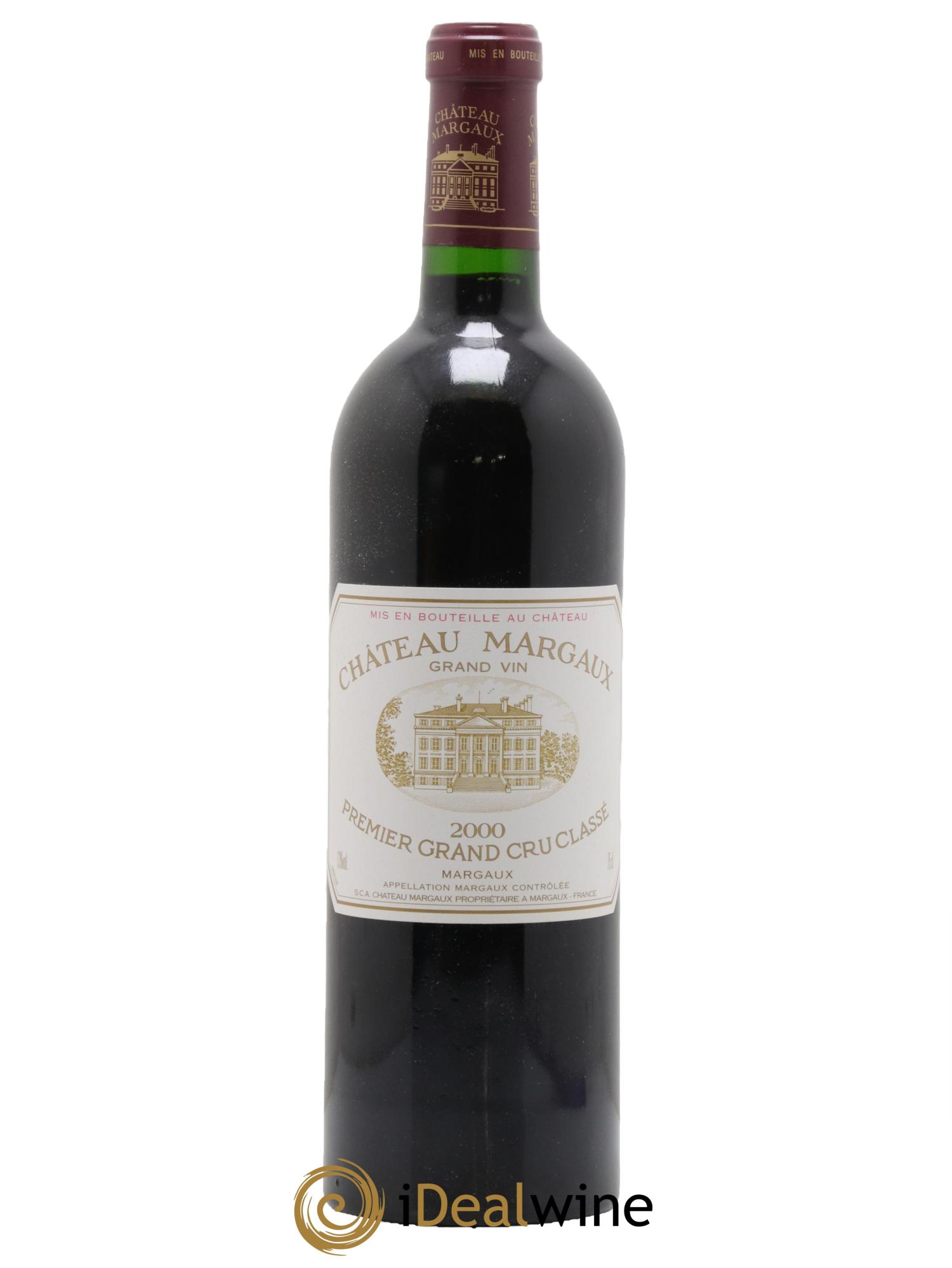 Château Margaux 1er Grand Cru Classé 2000 - Lot de 1 bouteille - 0