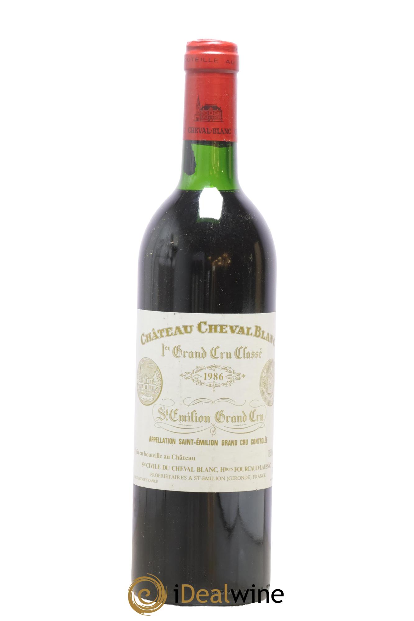 Château Cheval Blanc 1er Grand Cru Classé A 1986 - Lot of 1 bottle - 0