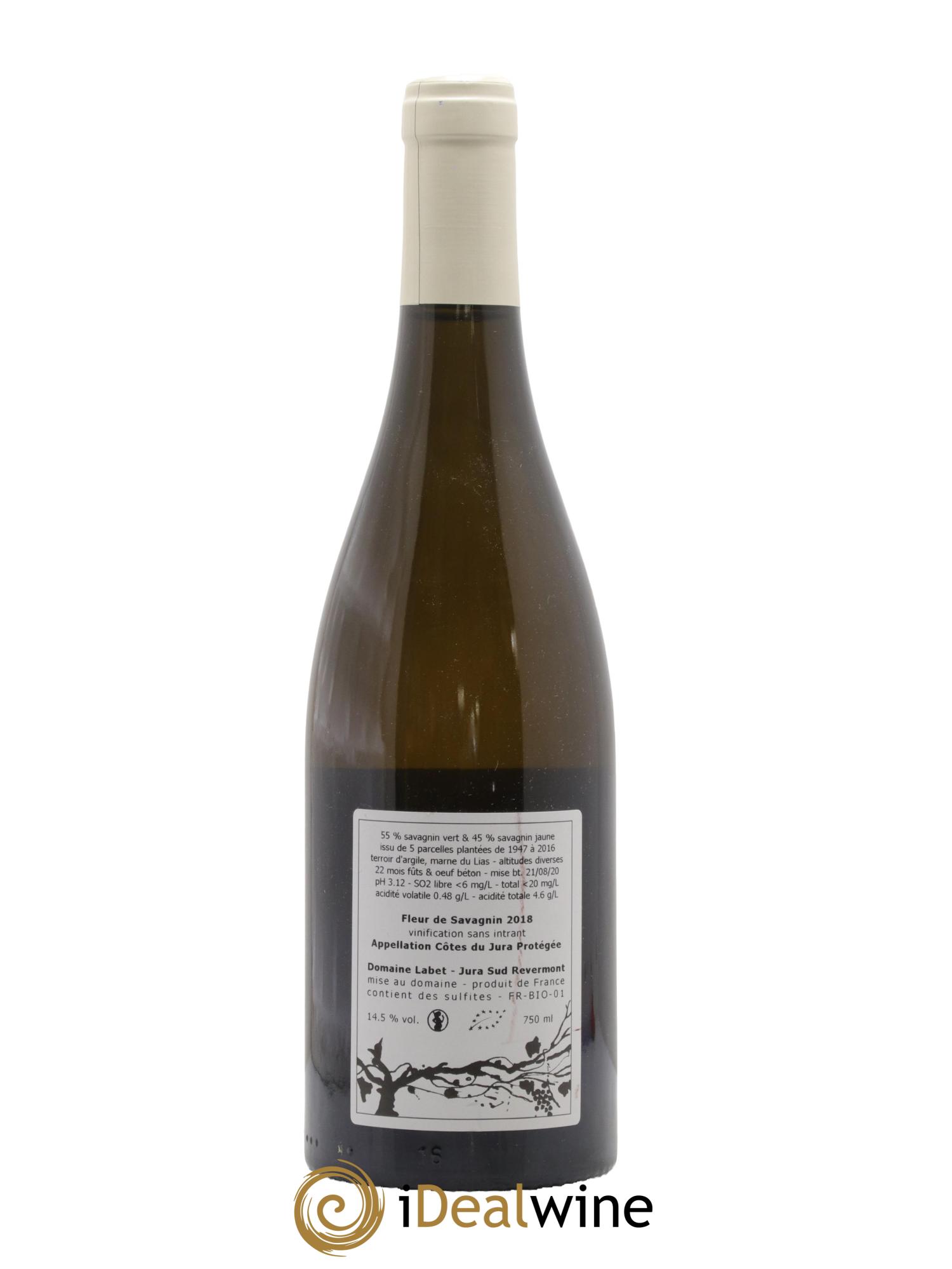 Côtes du Jura Fleur de Savagnin Romain - Julien  - Charline Labet 2018 - Lot of 1 bottle - 1