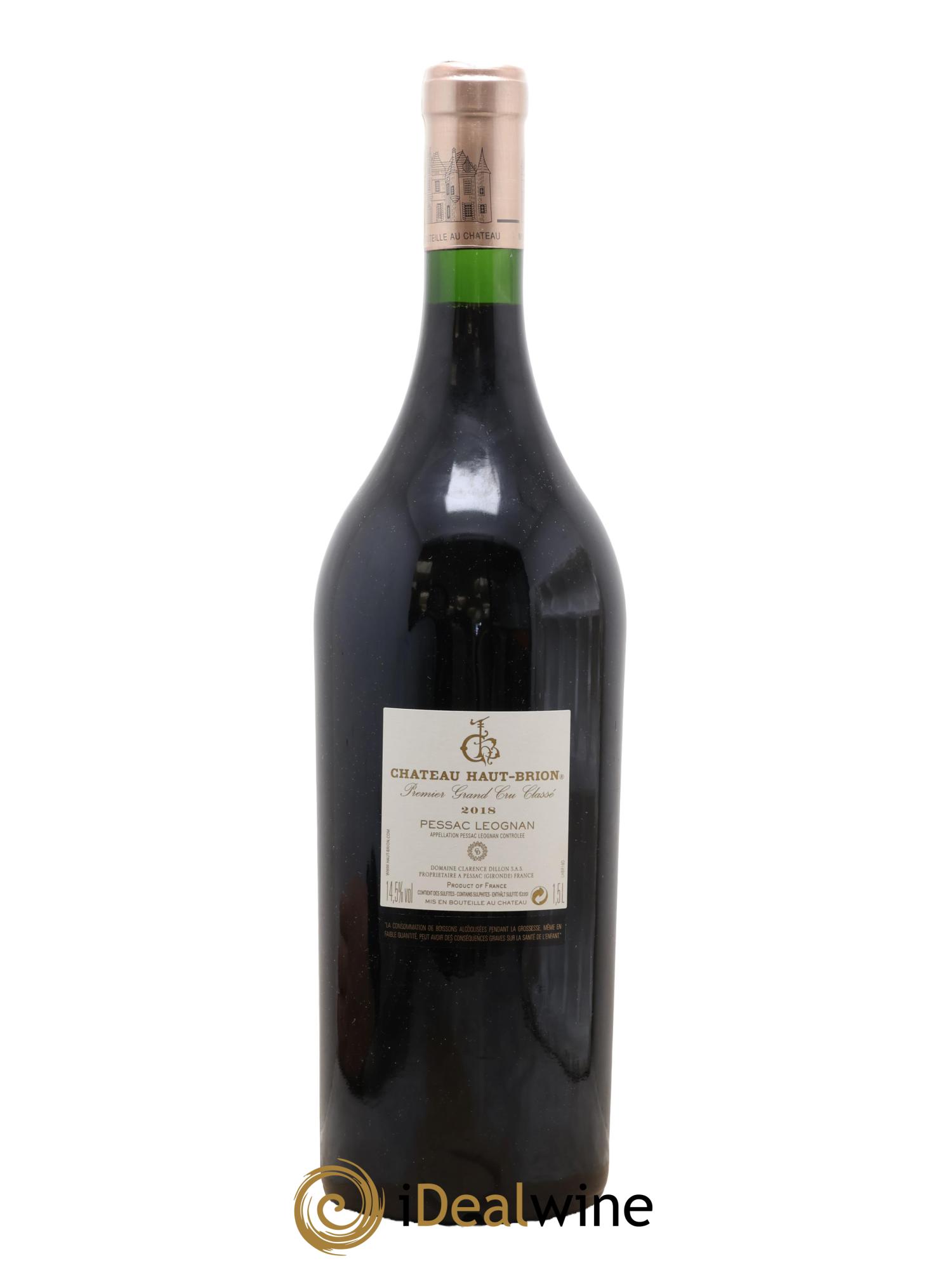 Château Haut Brion 1er Grand Cru Classé 2018 - Lot of 1 magnum - 1
