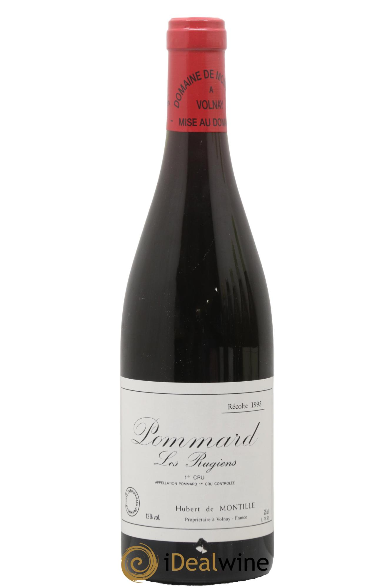 Pommard 1er Cru Les Rugiens De Montille (Domaine) 1993 - Lot de 1 bouteille - 0