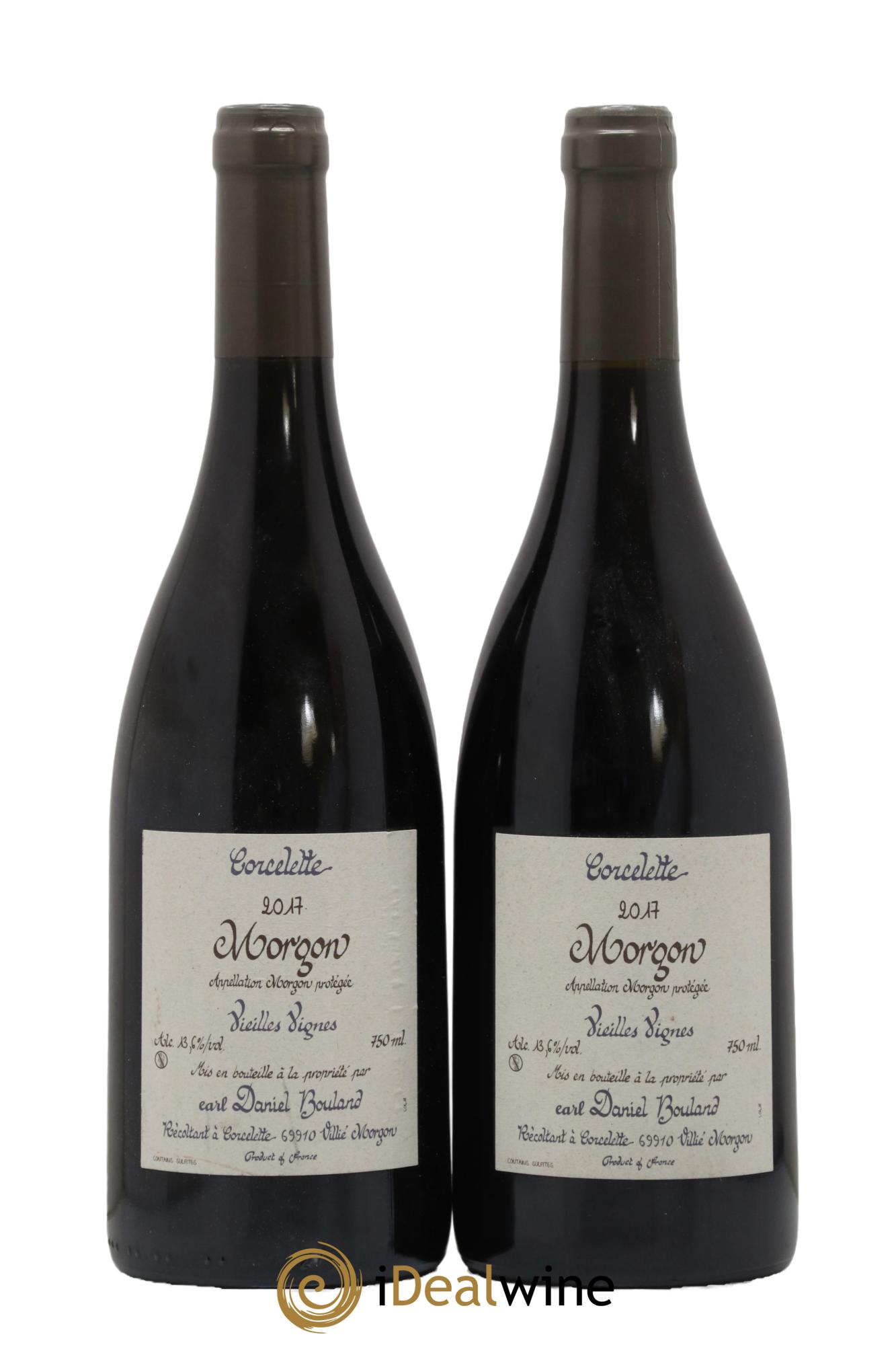 Morgon Corcelette Daniel Bouland (Domaine) 2017 - Lot de 2 bouteilles - 0