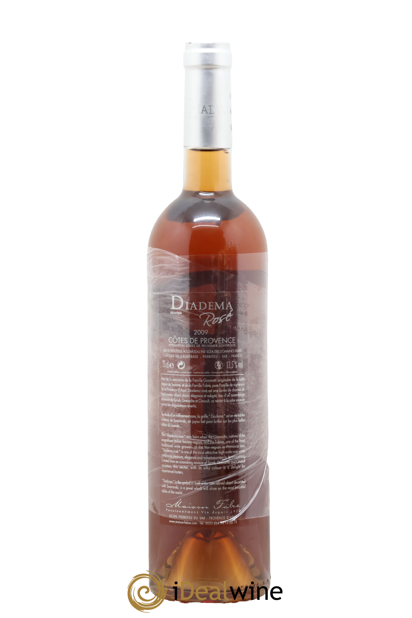 Côtes de Provence Diadema Château de L'Aumerade Maison Fabre 2009 - Posten von 1 Flasche - 1