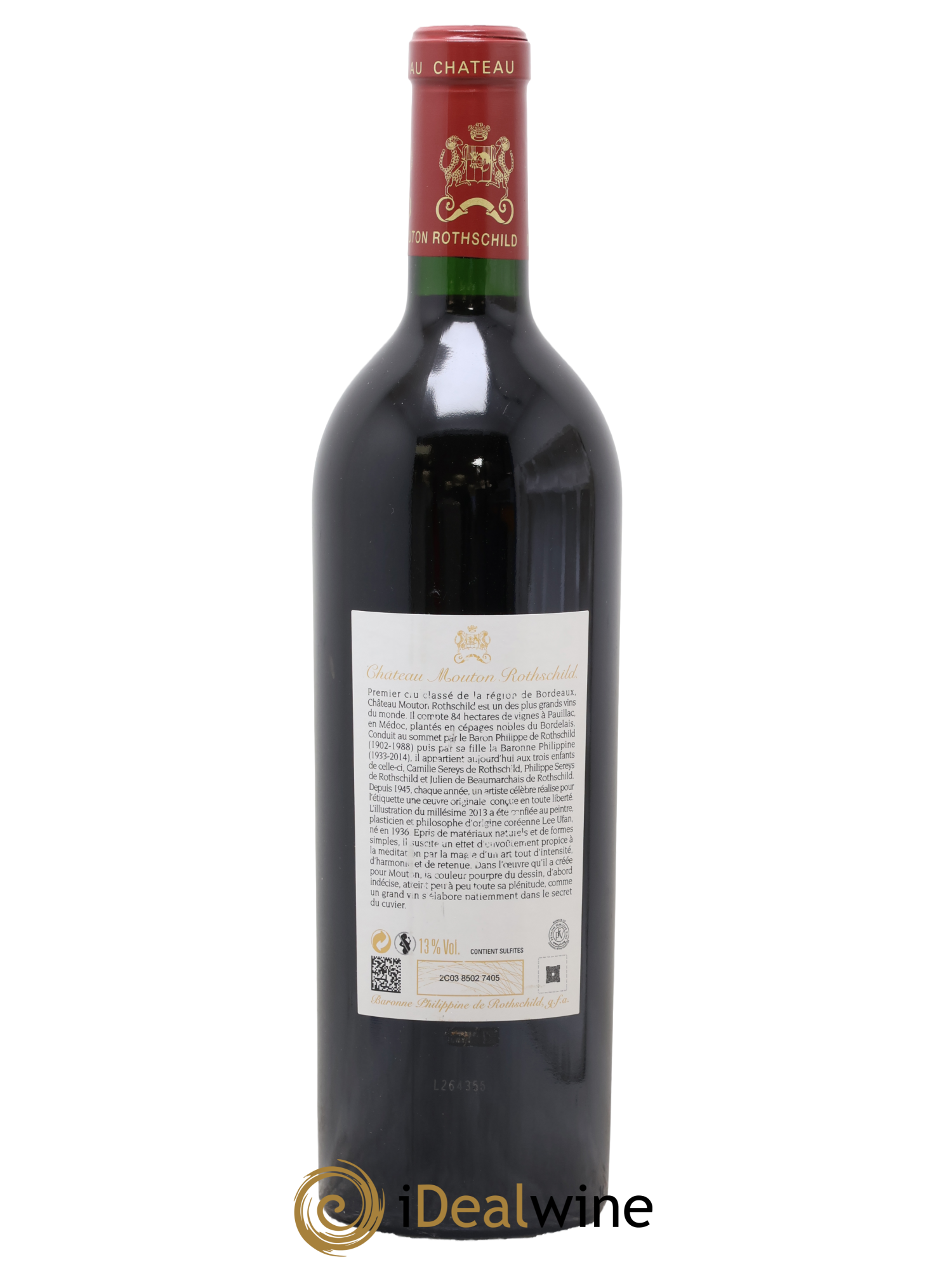 Château Mouton Rothschild 1er Grand Cru Classé 2013 - Lot of 1 bottle - 1