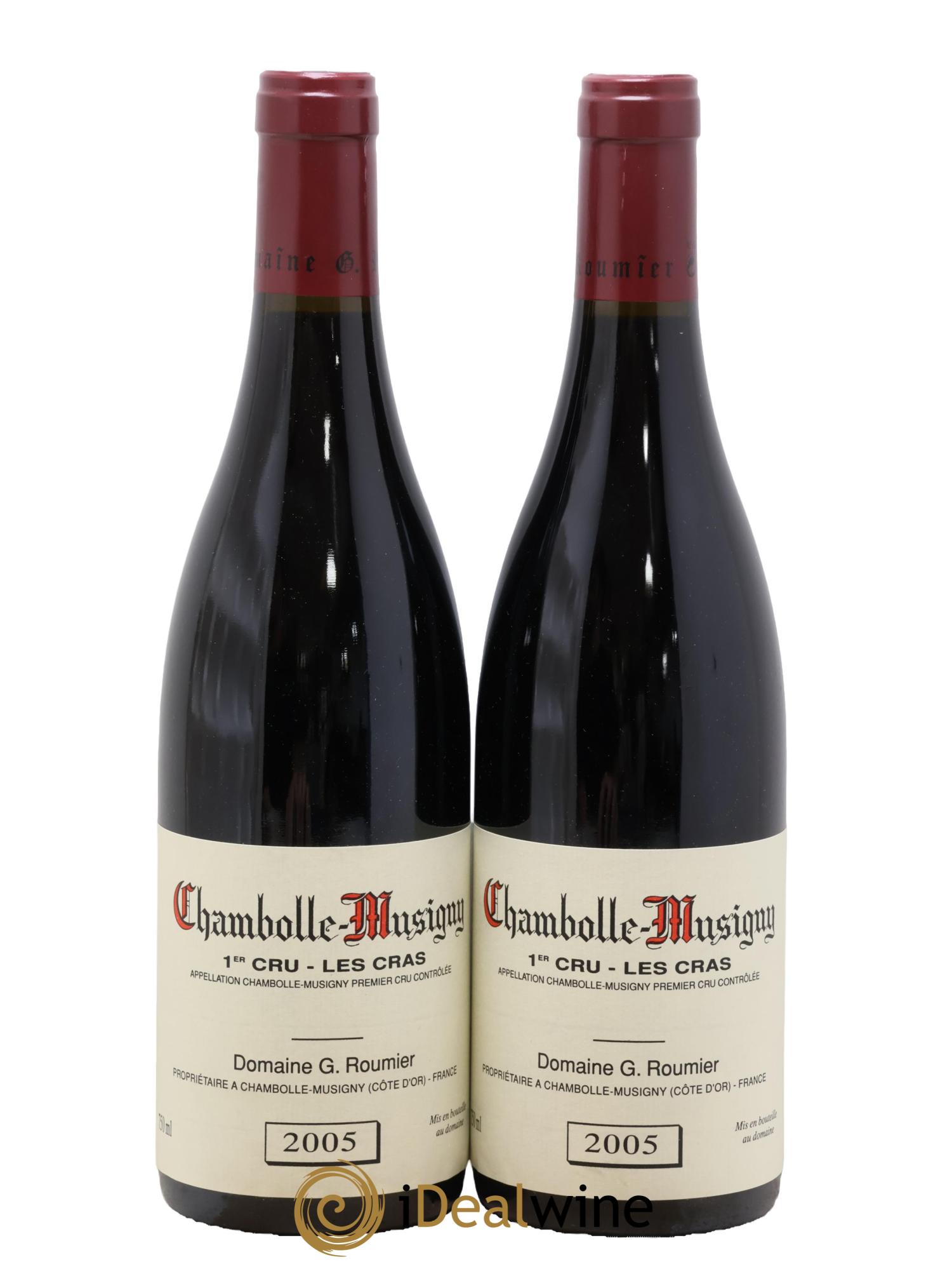 Chambolle-Musigny 1er Cru Les Cras Georges Roumier (Domaine) 2005 - Lot de 2 bouteilles - 0
