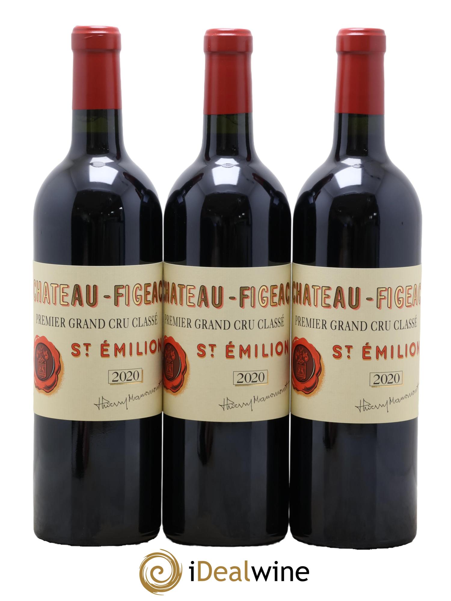 Château Figeac 1er Grand Cru Classé A 2020 - Lotto di 6 bottiglie - 1