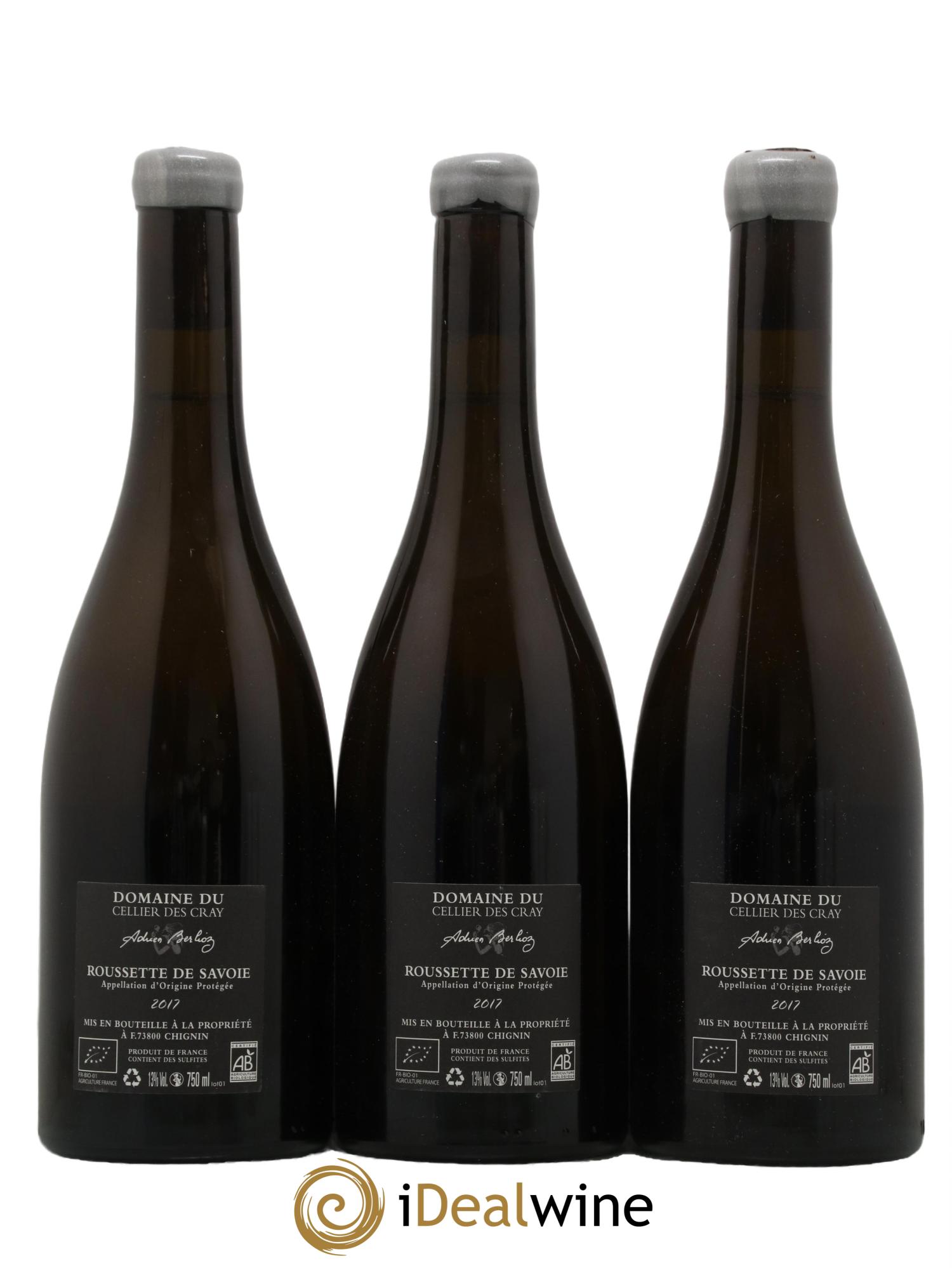 Roussette de Savoie Zulime Adrien Berlioz 2017 - Posten von 3 Flaschen - 1
