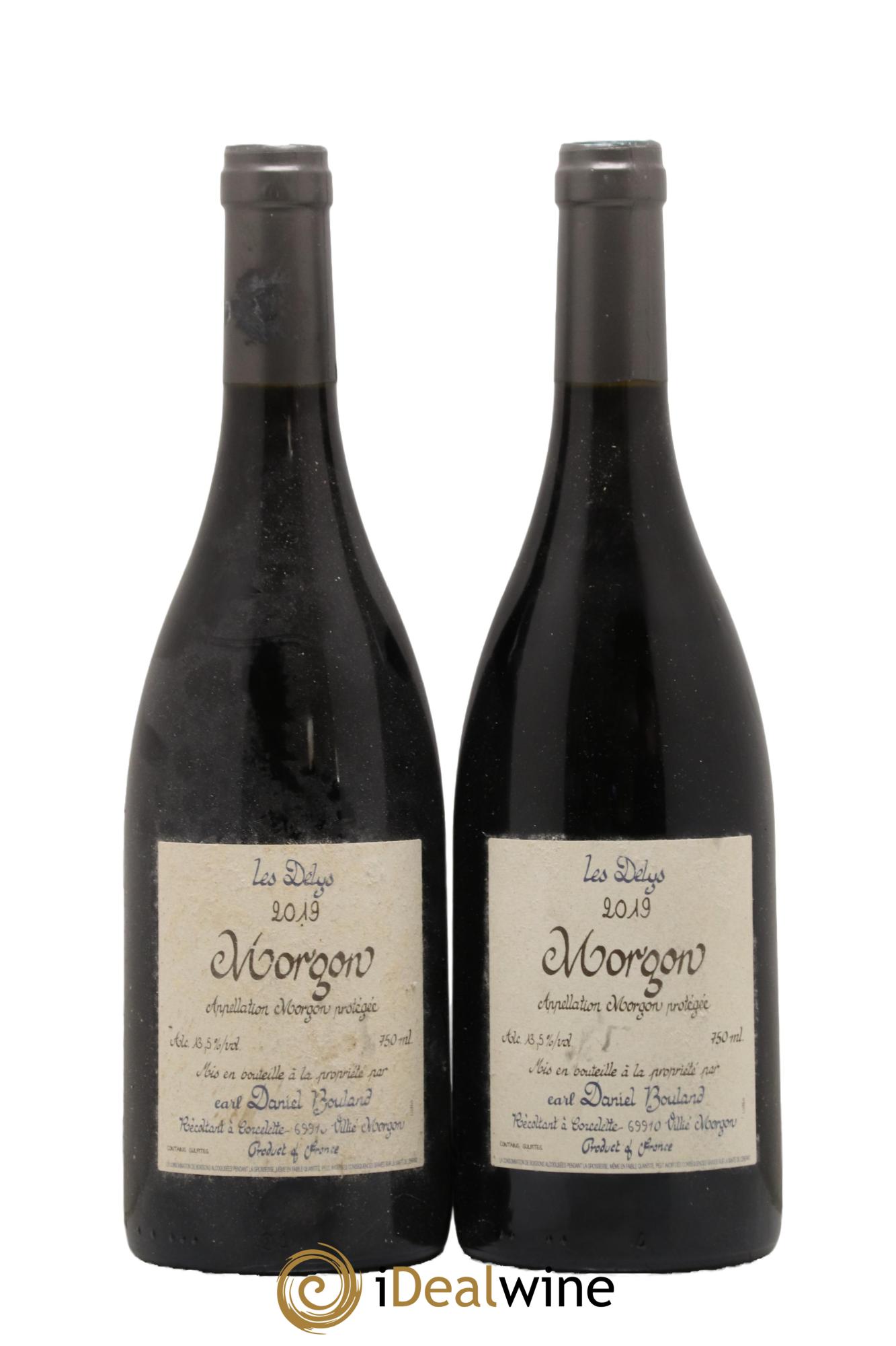 Morgon Les Delys Vielles Vignes de 1926 Daniel Bouland (Domaine) 2019 - Lotto di 2 bottiglie - 0