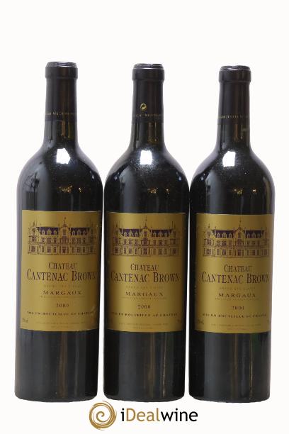 Château Cantenac Brown 3ème Grand Cru Classé 2000 - Posten von 3 Flaschen - 0