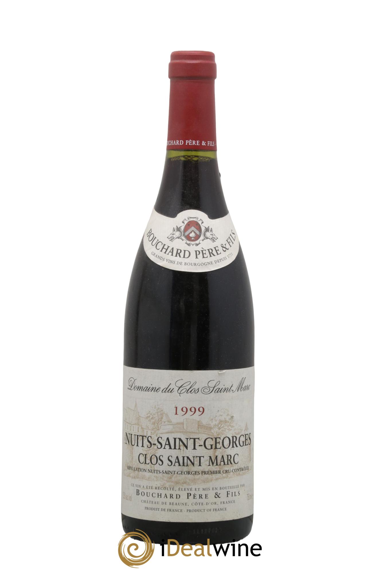 Nuits-Saint-Georges 1er Cru Clos St Marc Bouchard Père et Fils 1999 - Lot de 1 bouteille - 0