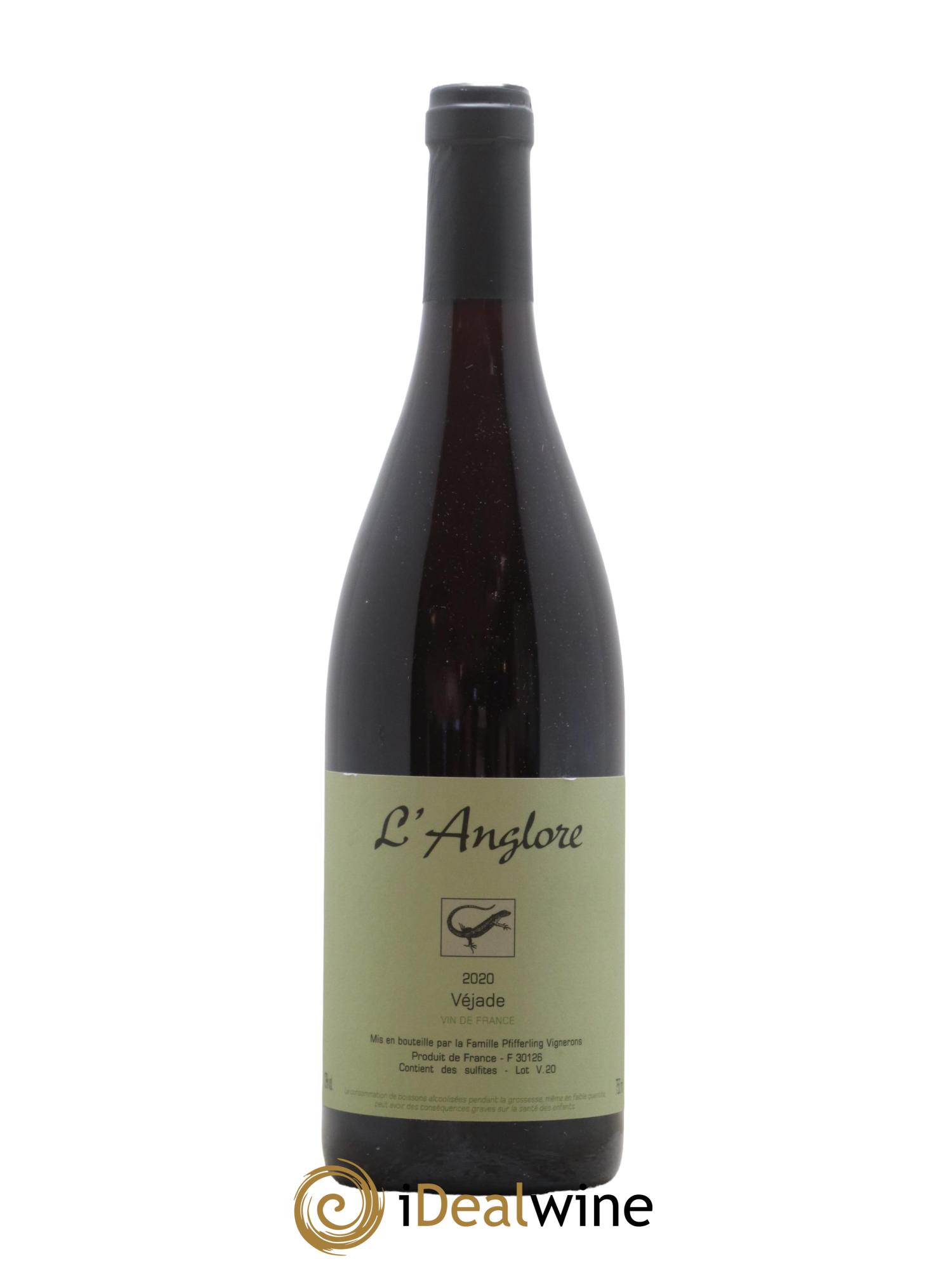 Vin de France Véjade L'Anglore 2020 - Lot de 1 bouteille - 0