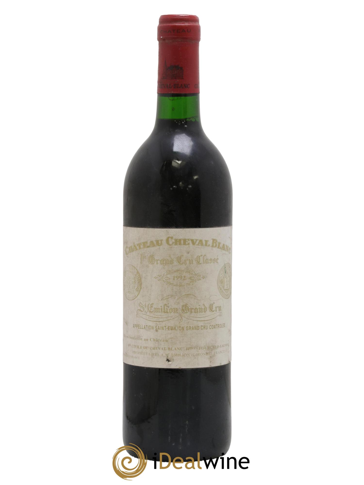 Château Cheval Blanc 1er Grand Cru Classé A 1992 - Lot de 1 bouteille - 0