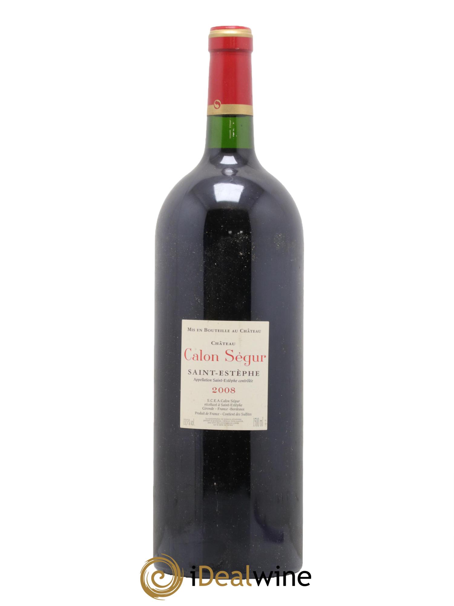 Château Calon Ségur 3ème Grand Cru Classé 2008 - Lot de 1 magnum - 1
