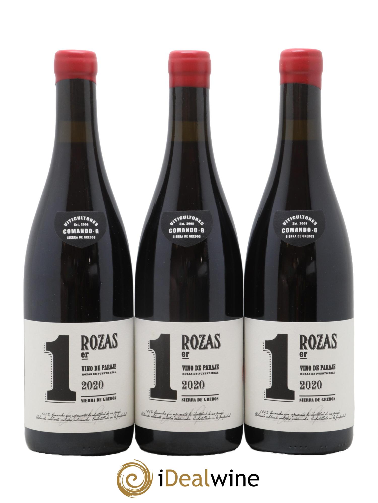 Vinos de Madrid DO Rozas 1er Comando G 2020 - Posten von 3 Flaschen - 0