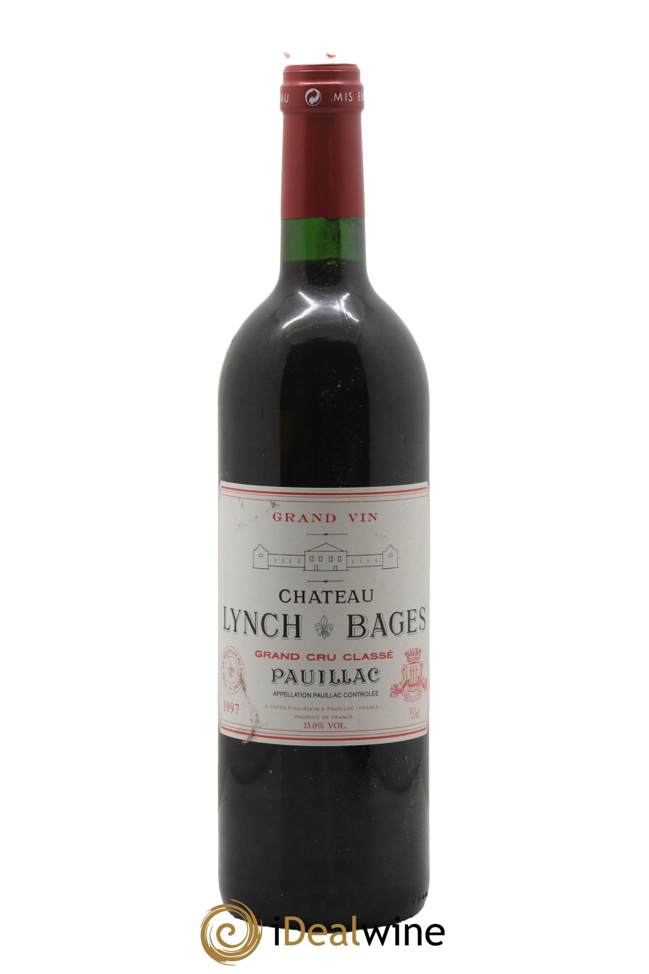 Château Lynch Bages 5ème Grand Cru Classé 1997 - Lot de 1 bouteille - 0
