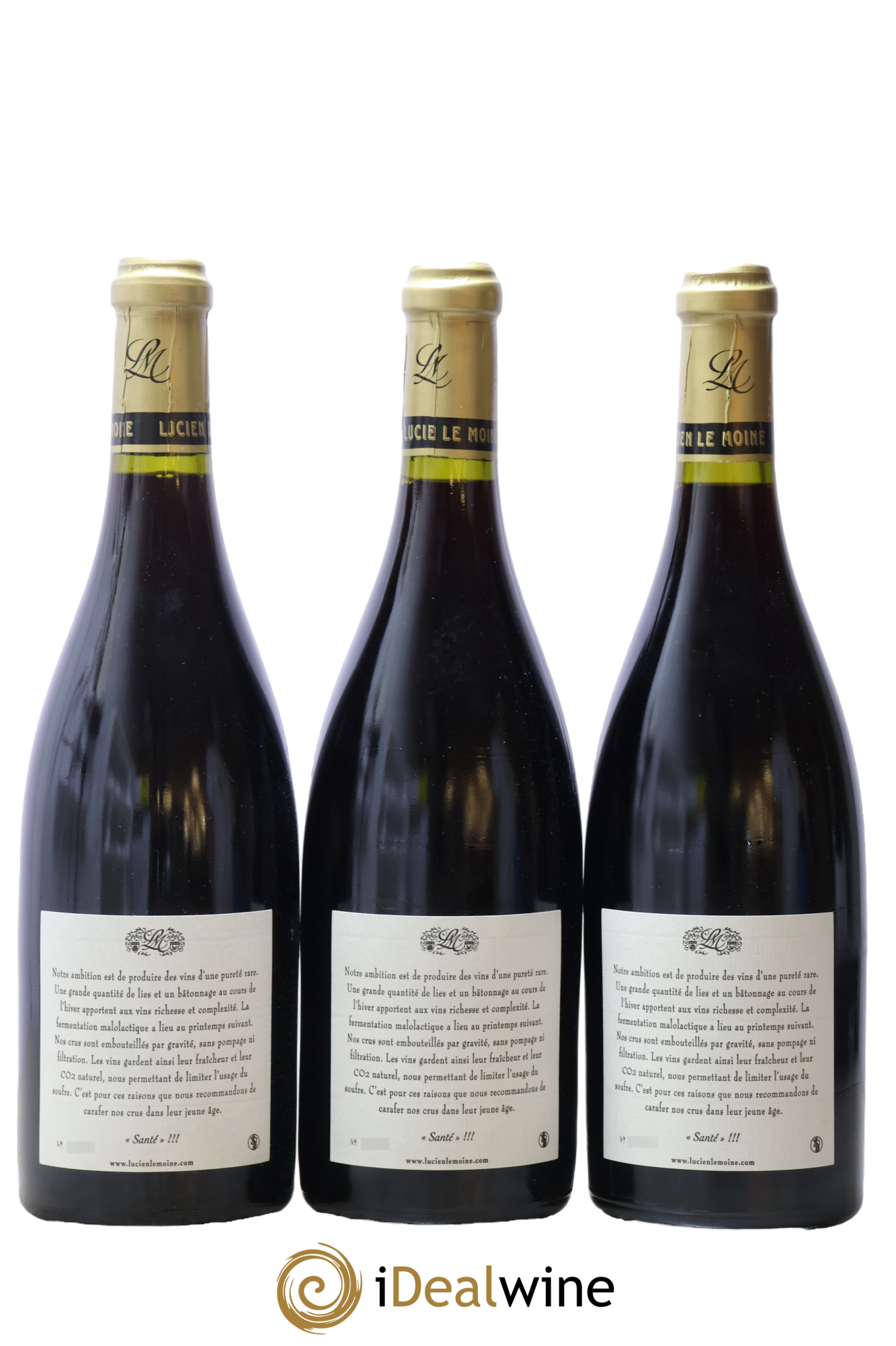 Echezeaux Grand Cru Lucien Le Moine 2008 - Lot de 3 bouteilles - 1