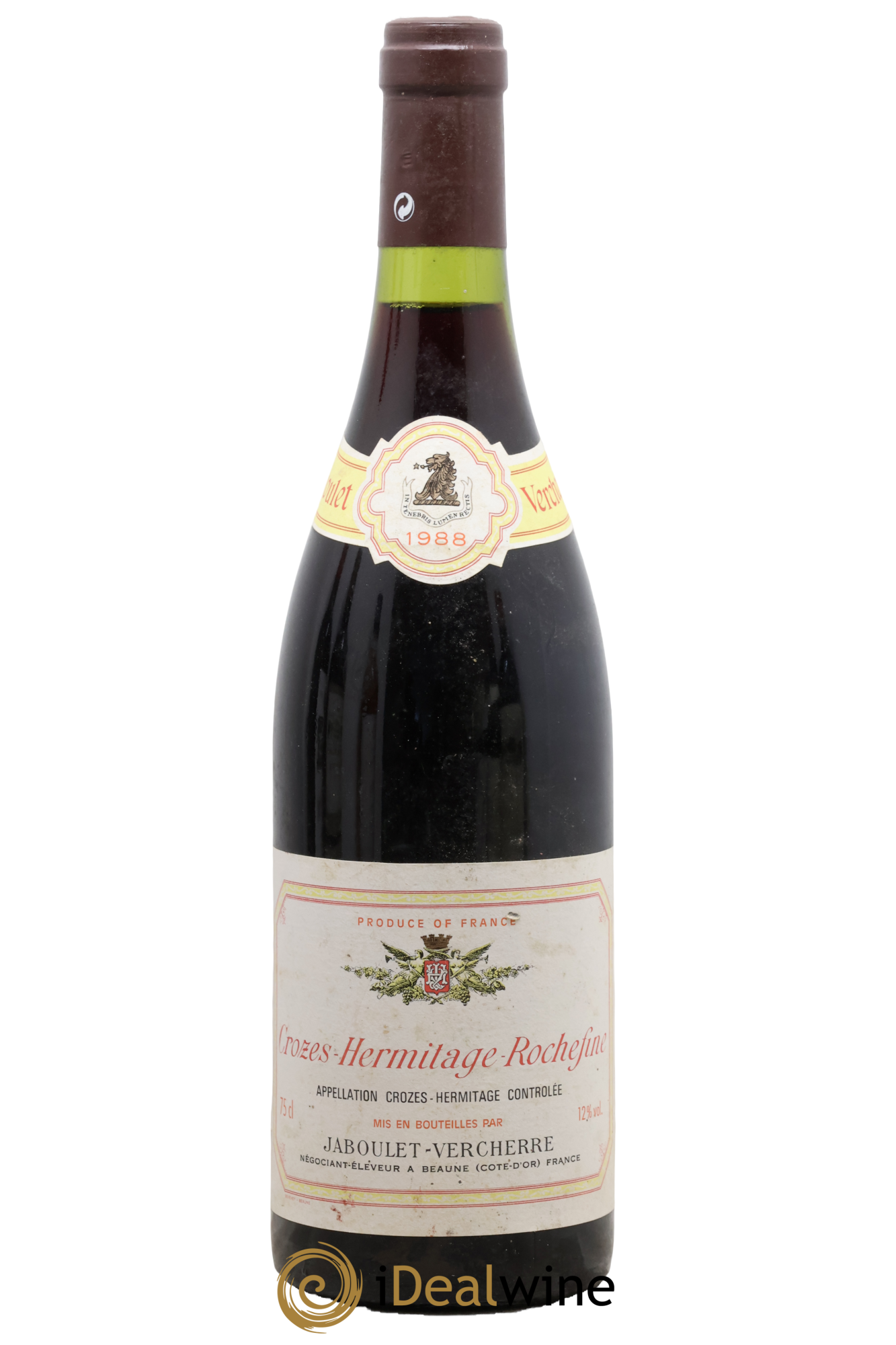 Crozes-Hermitage Rochefine Jaboulet Vercherre 1988 - Lot de 1 bouteille - 0