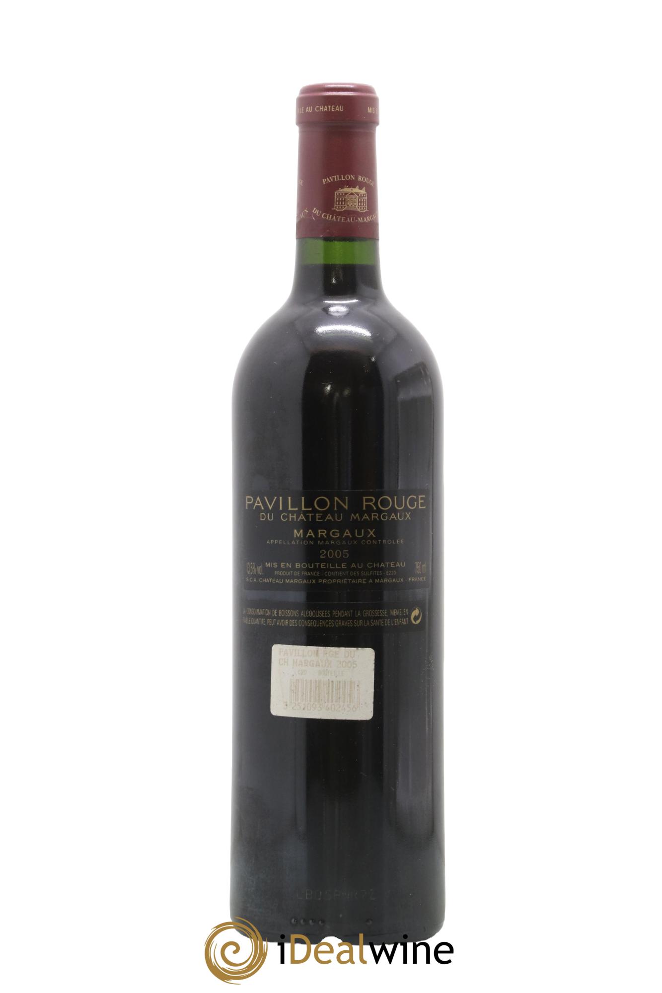 Pavillon Rouge du Château Margaux Second Vin 2005 - Lot de 1 bouteille - 1