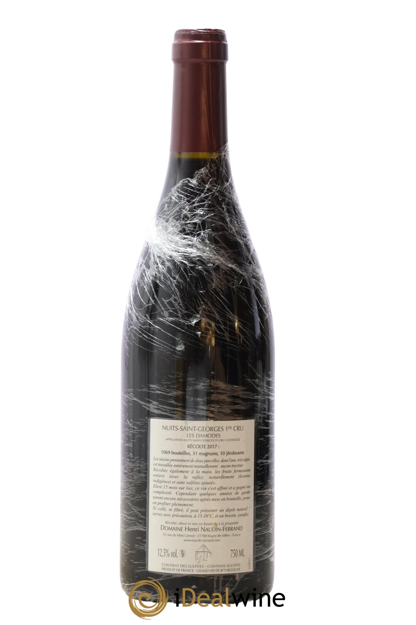 Nuits-Saint-Georges 1er Cru Les Damodes Naudin-Ferrand (Domaine) 2017 - Lot de 1 bouteille - 1