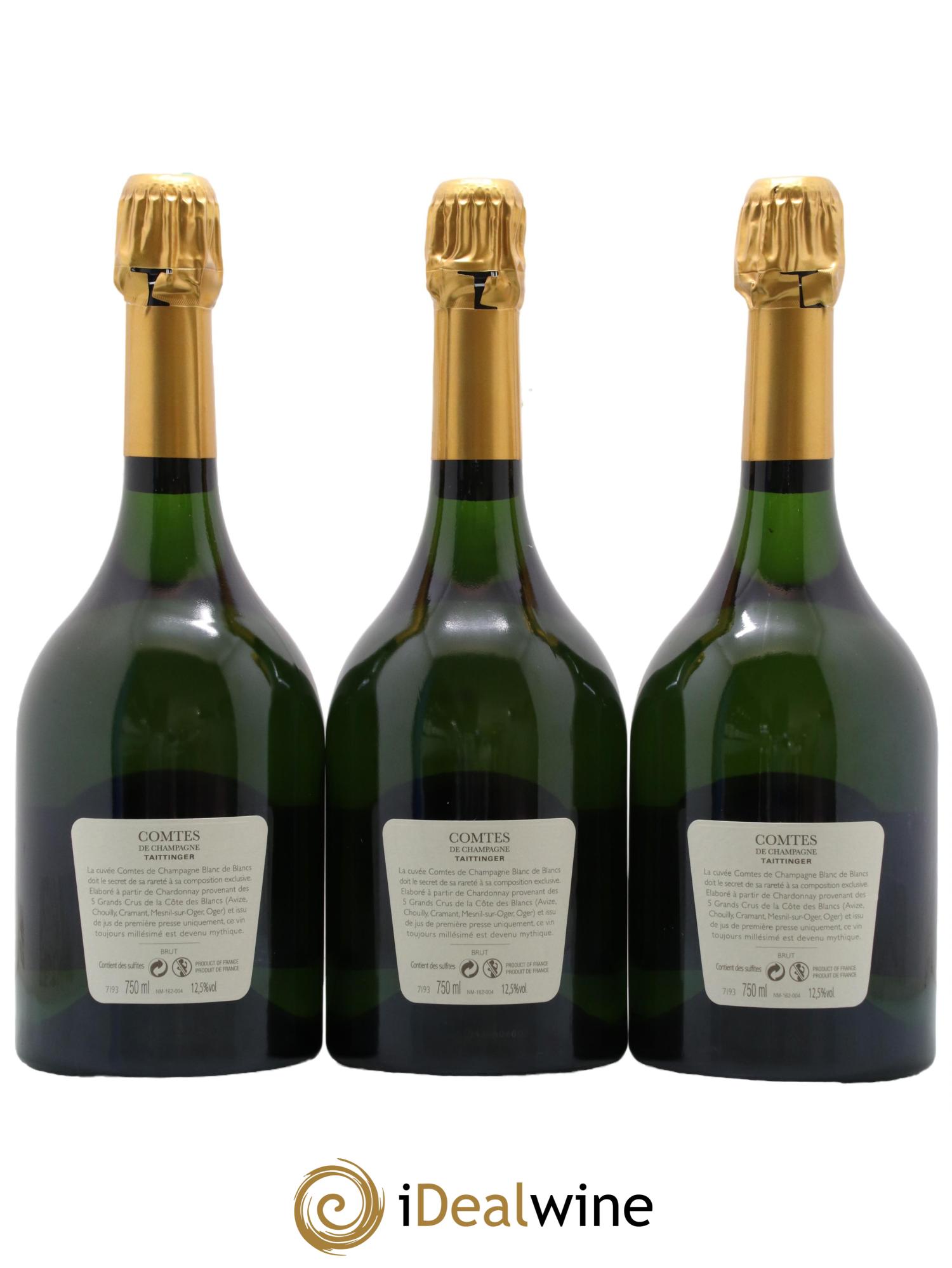 Comtes de Champagne Taittinger 2008 - Lot de 3 bouteilles - 1