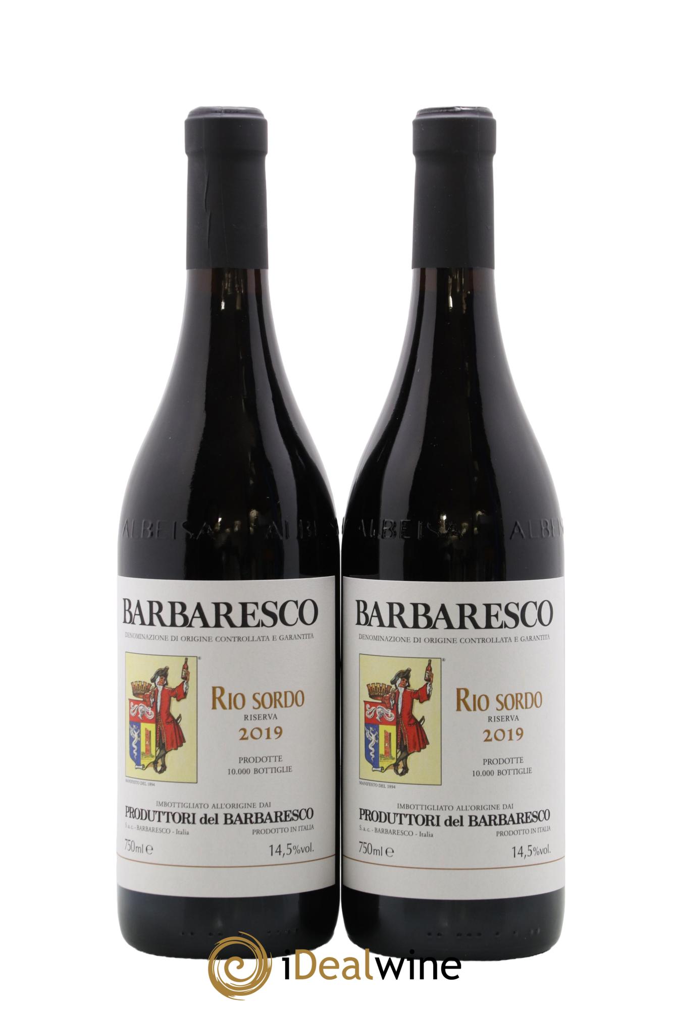 Barbaresco DOCG Rio Sordo Riserva Produttori del Barbaresco 2019 - Lot of 2 bottles - 0