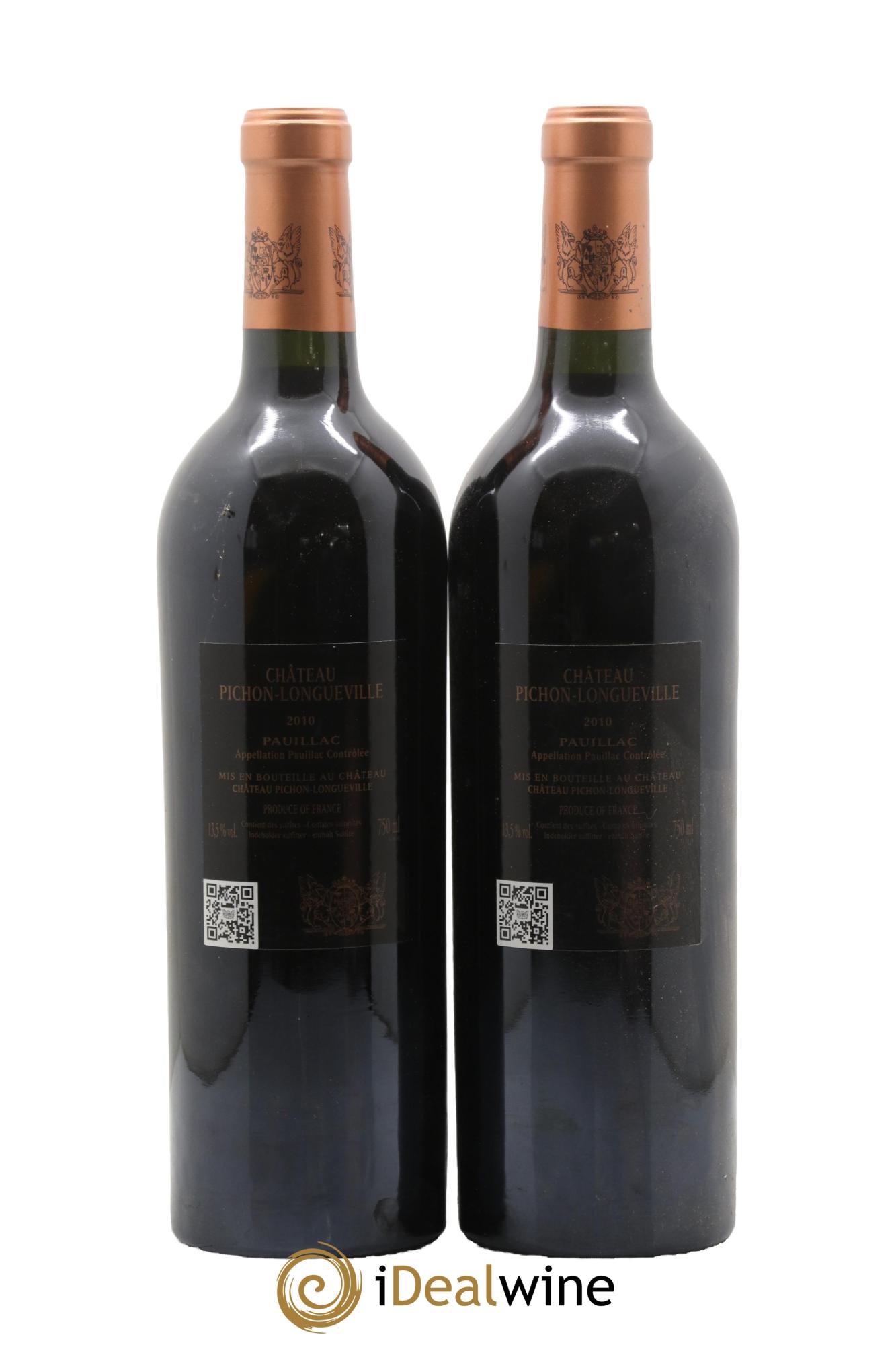 Pichon Longueville Baron 2ème Grand Cru Classé 2010 - Lot de 2 bouteilles - 1