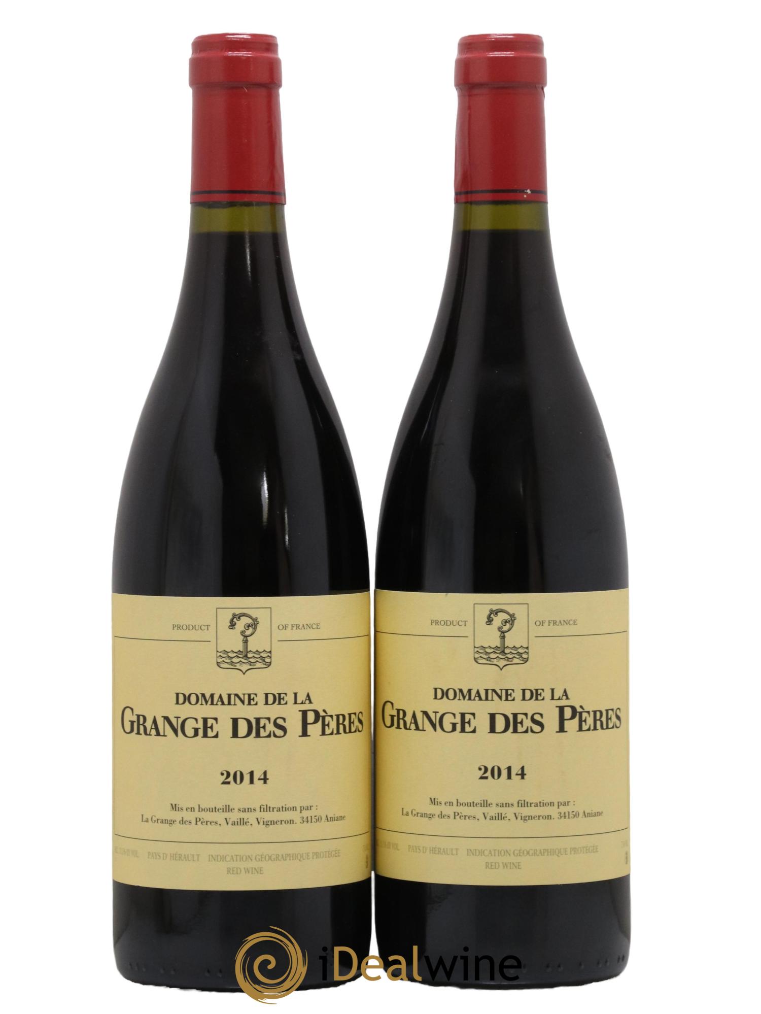Pays d'Hérault Grange des Pères Laurent Vaillé 2014 - Lot de 2 bouteilles - 0